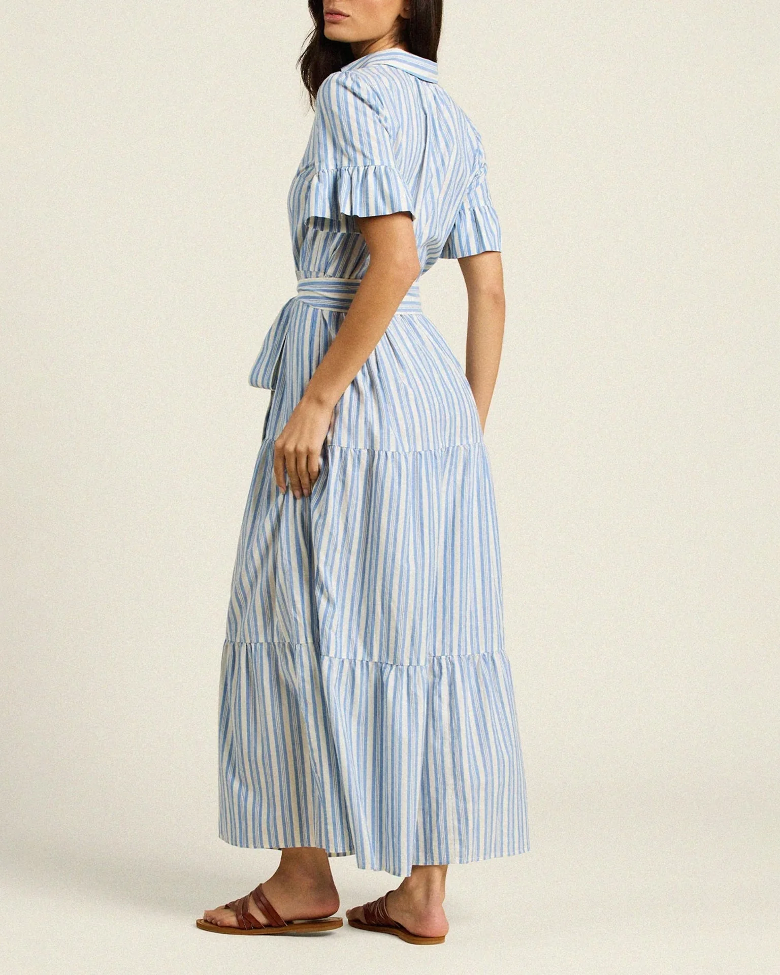 Martine Dress in Bahia Stripe - Image 4