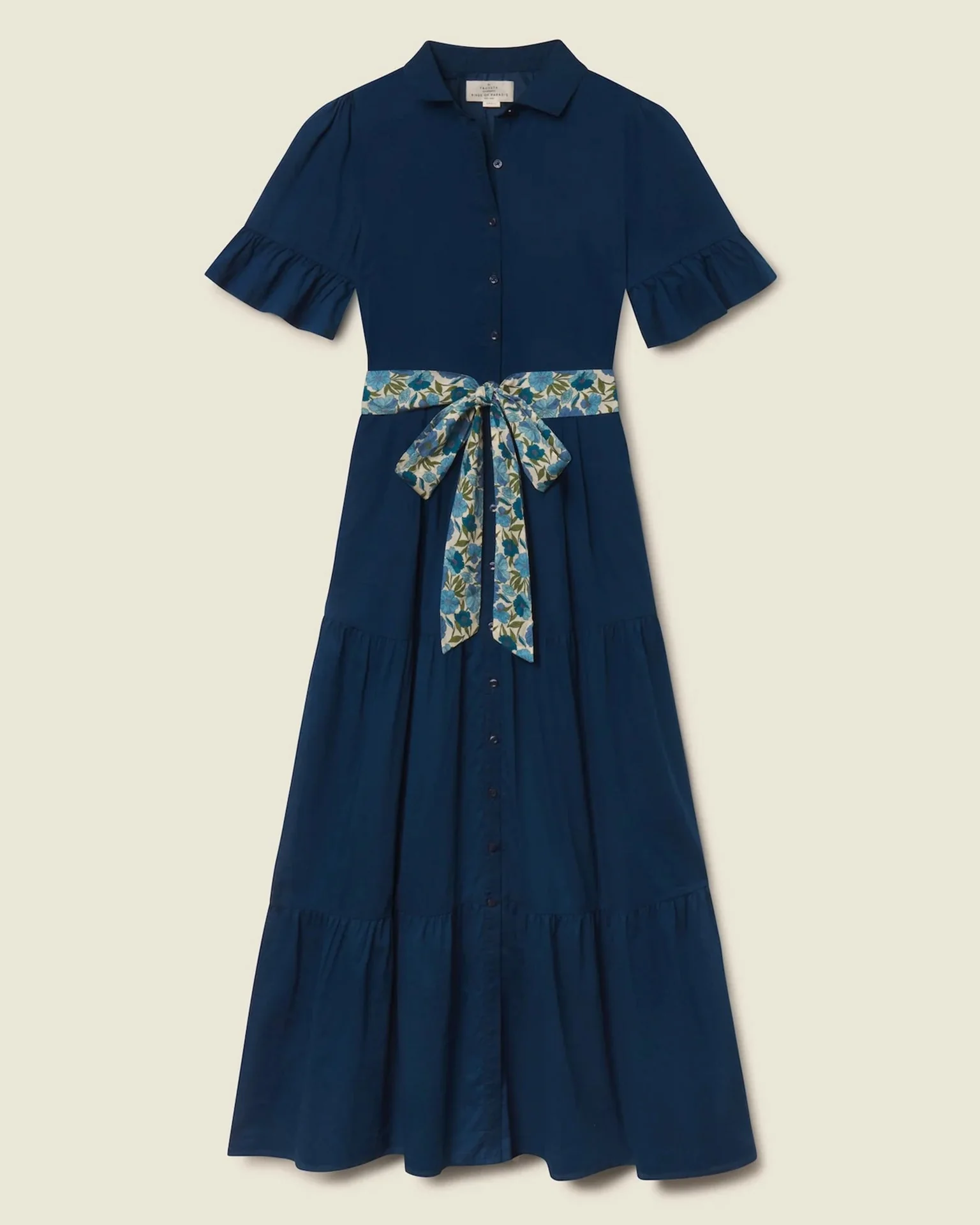 Martine Dress in Laguna Navy - Image 3