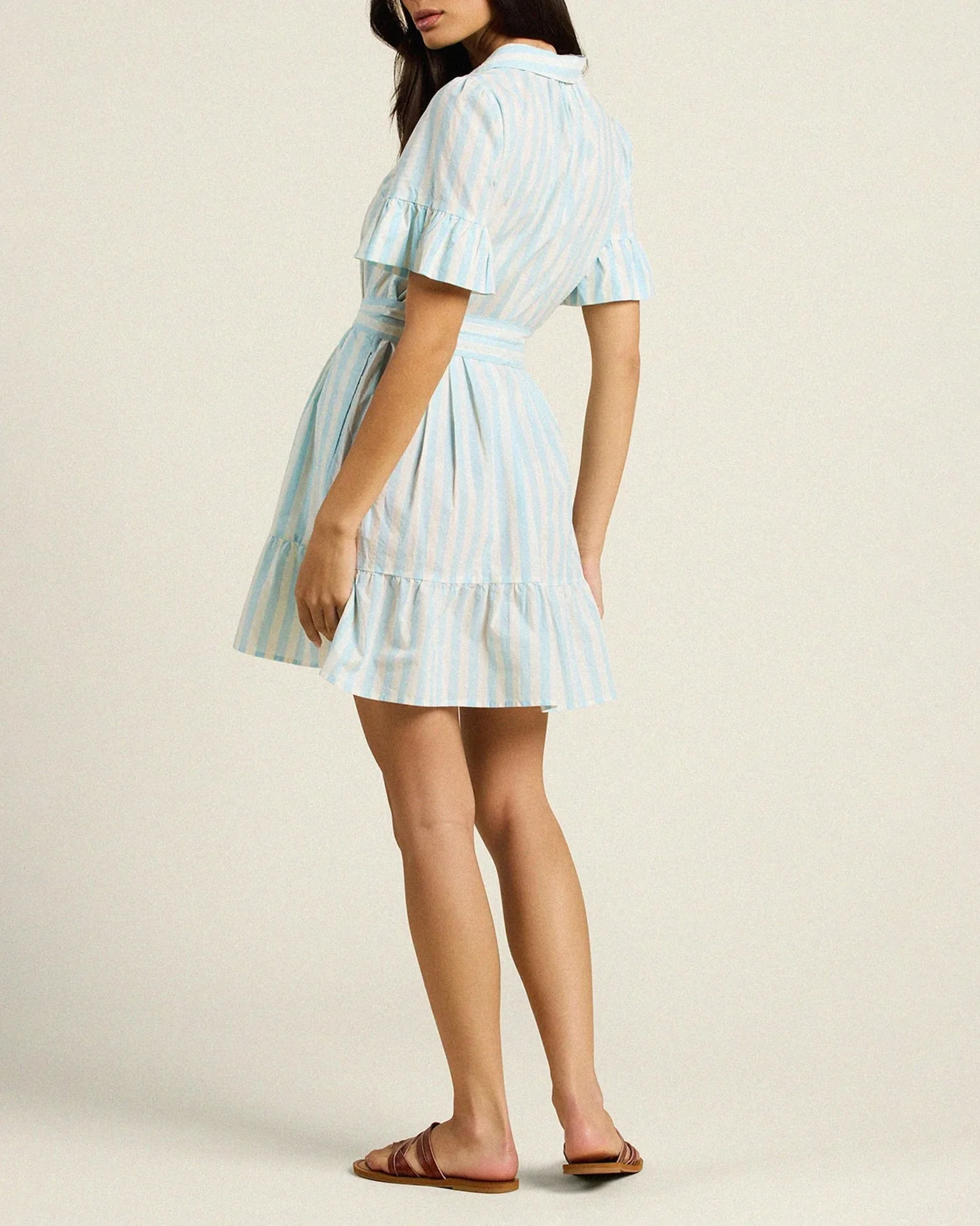 Martinique Dress in Isla Stripe - Image 4