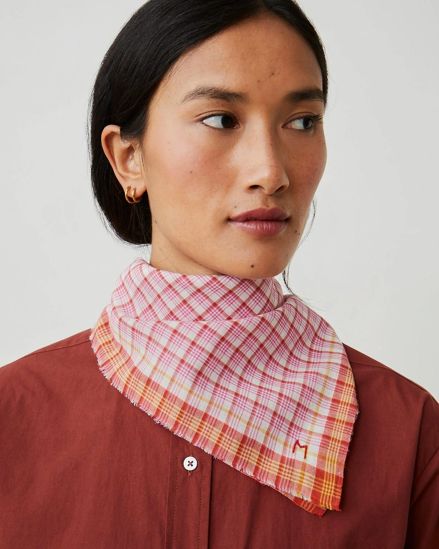 Messager Scarf No 818 in Tulip