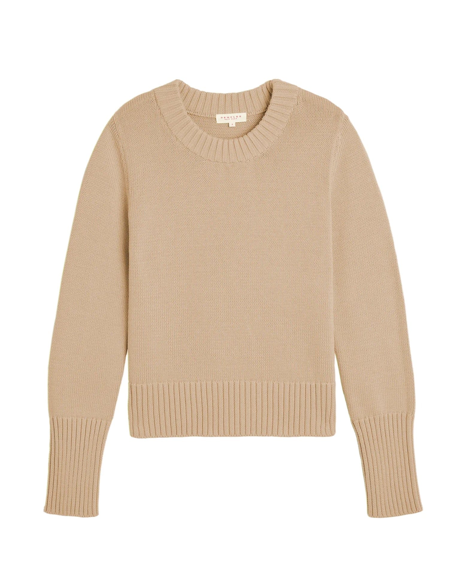 Micha Cotton Sweater in Cashew - Image 2