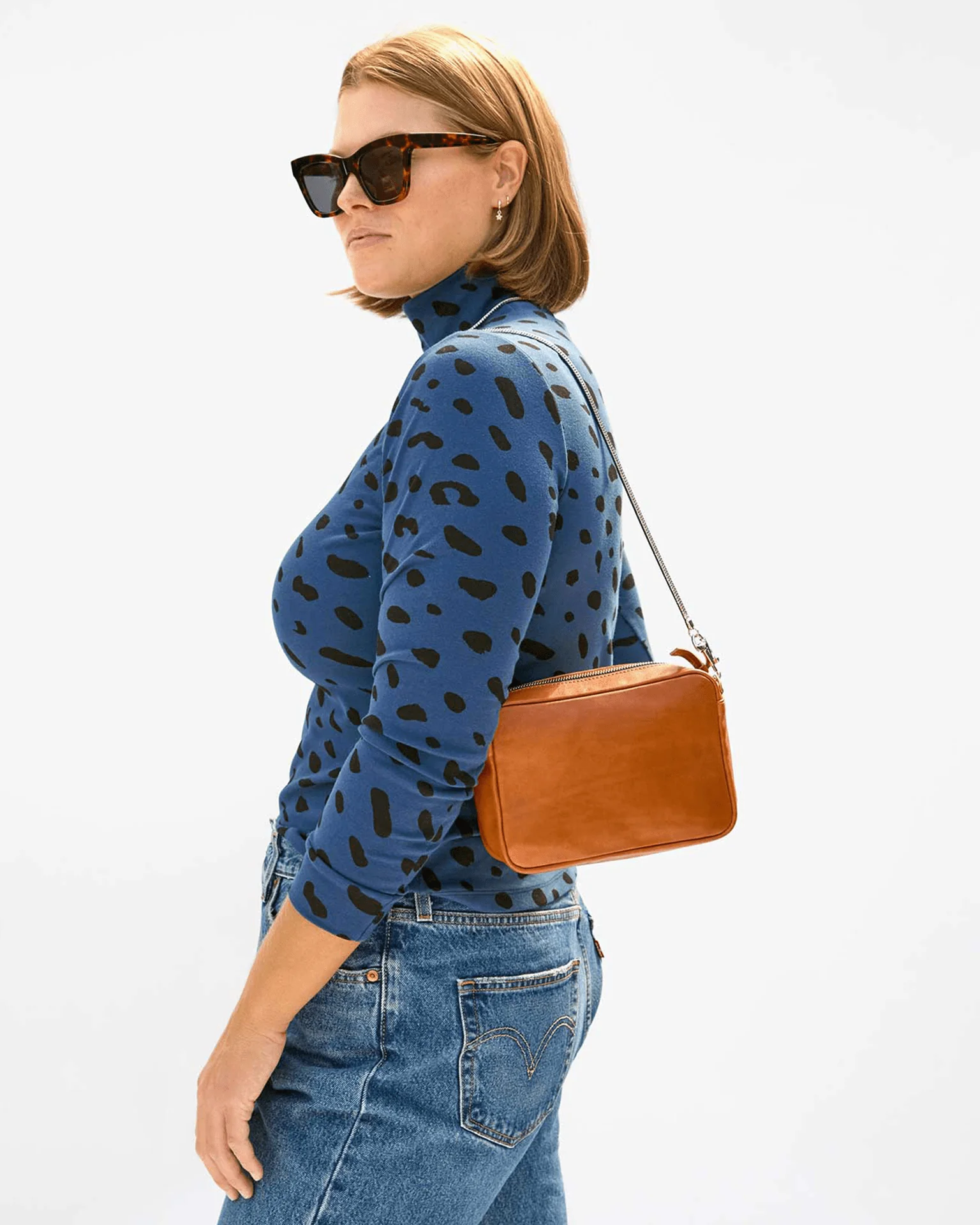 Midi Sac in Tan Napetto - Image 2