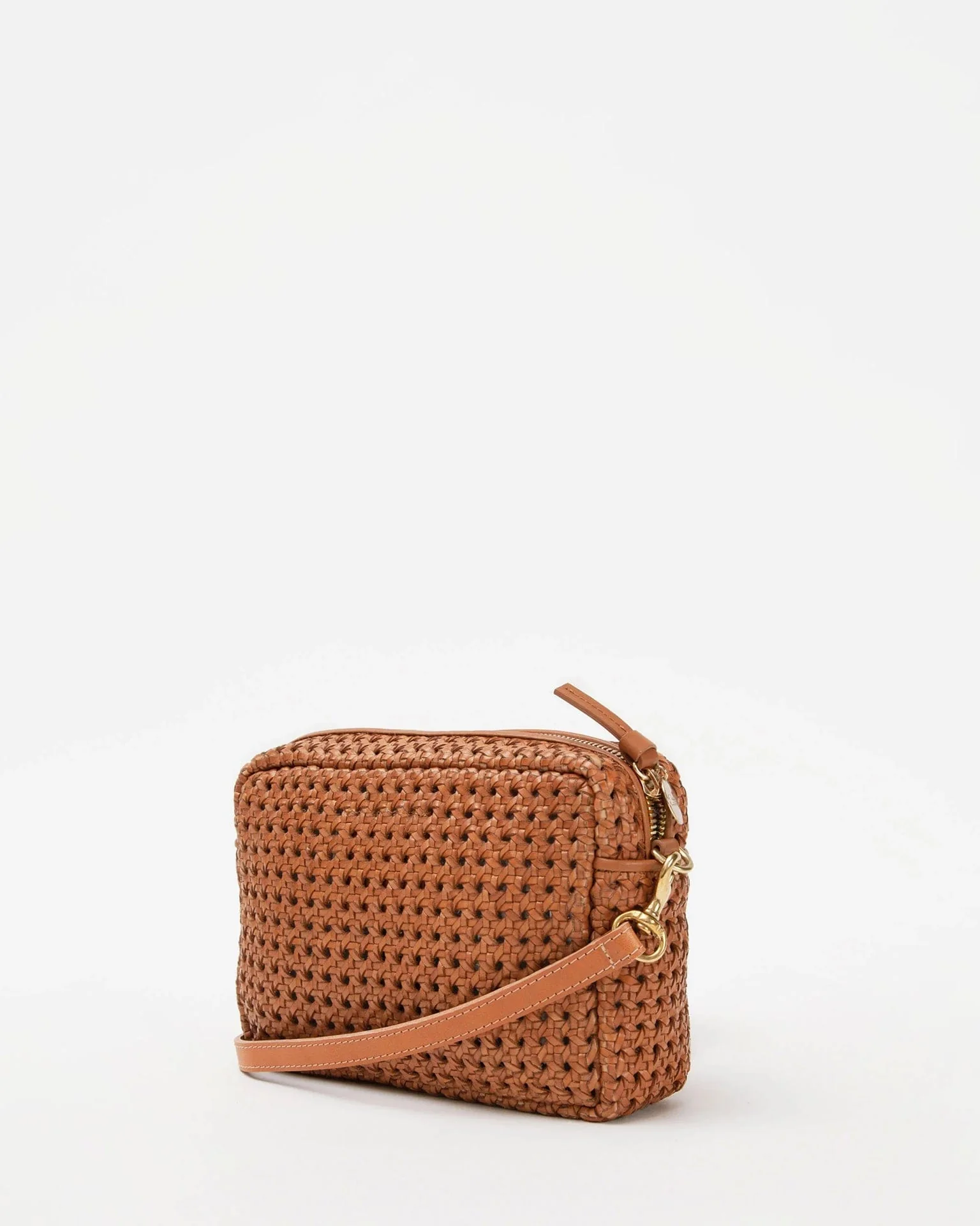 Midi Sac in Tan Rattan - Image 2