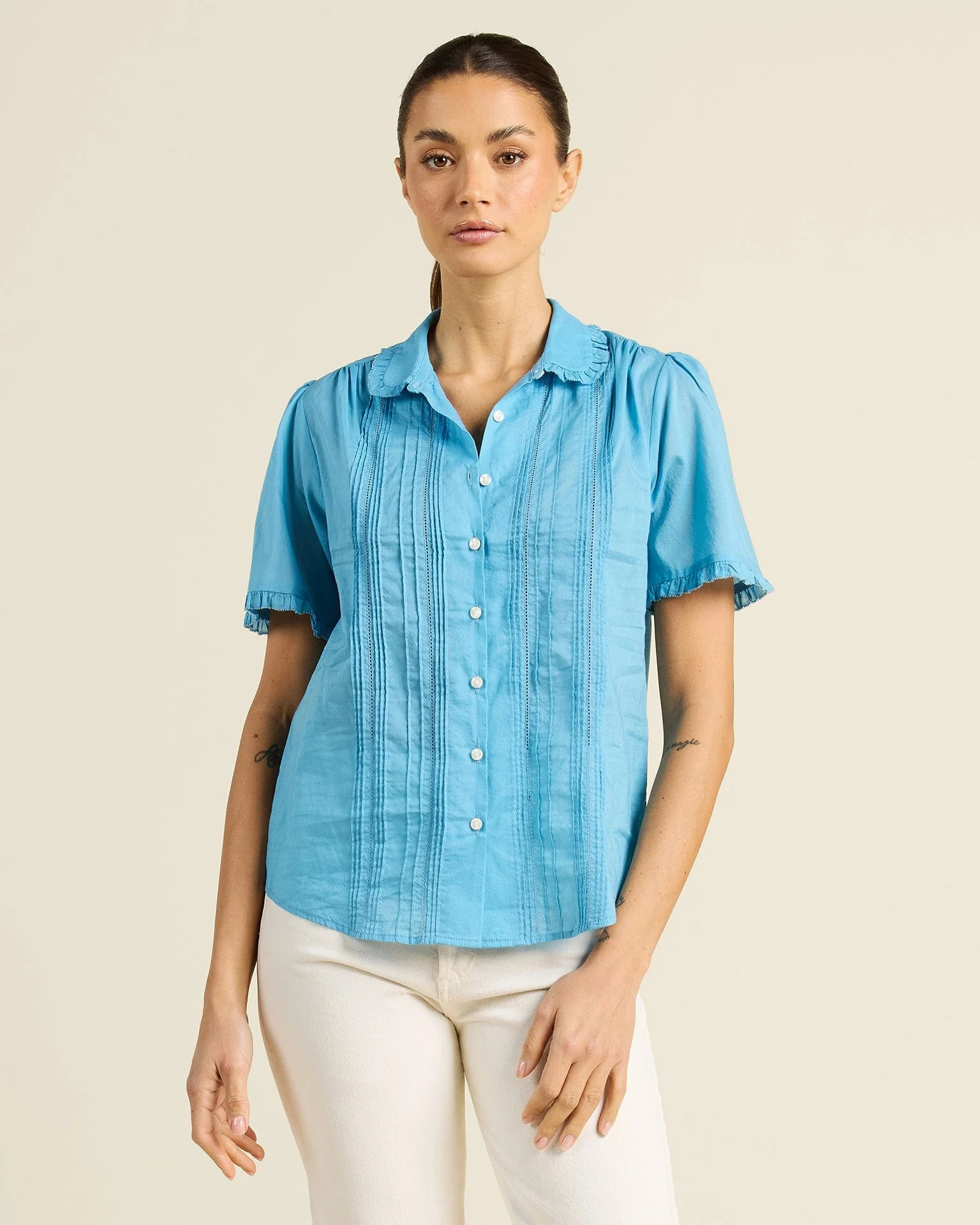 Millie Blouse in Larkspur