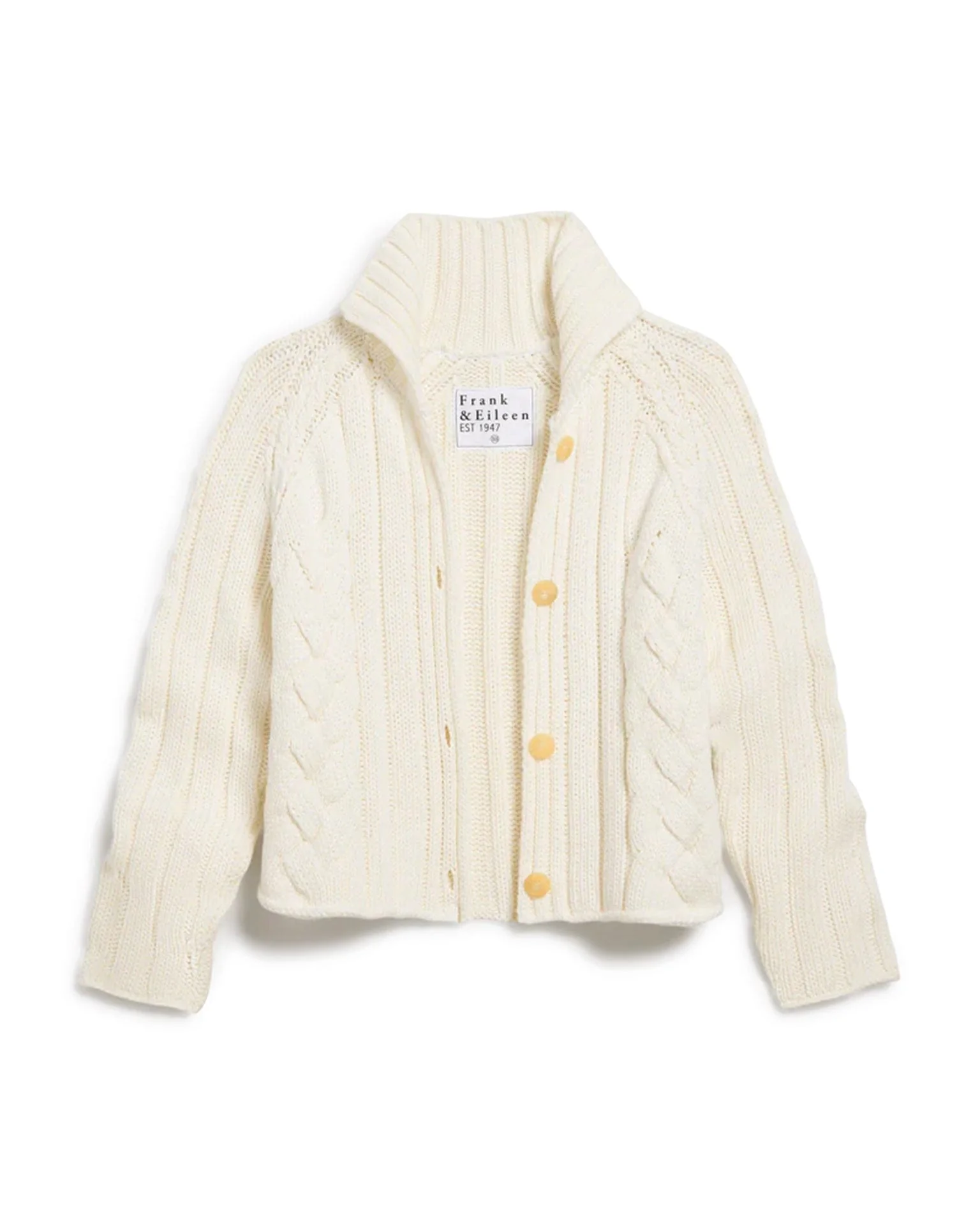 Mini Cardigan in Ivory - Image 7