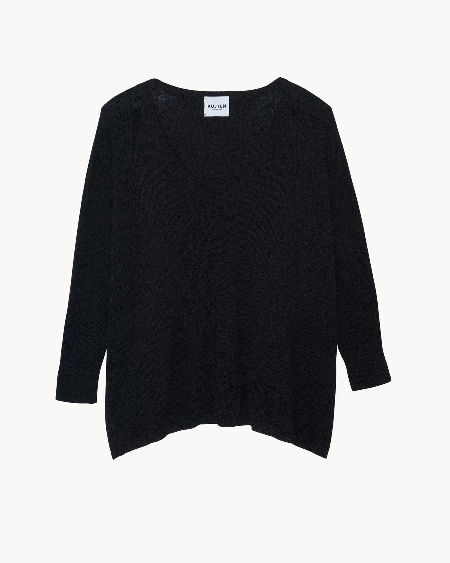Minie V Neck in Noir