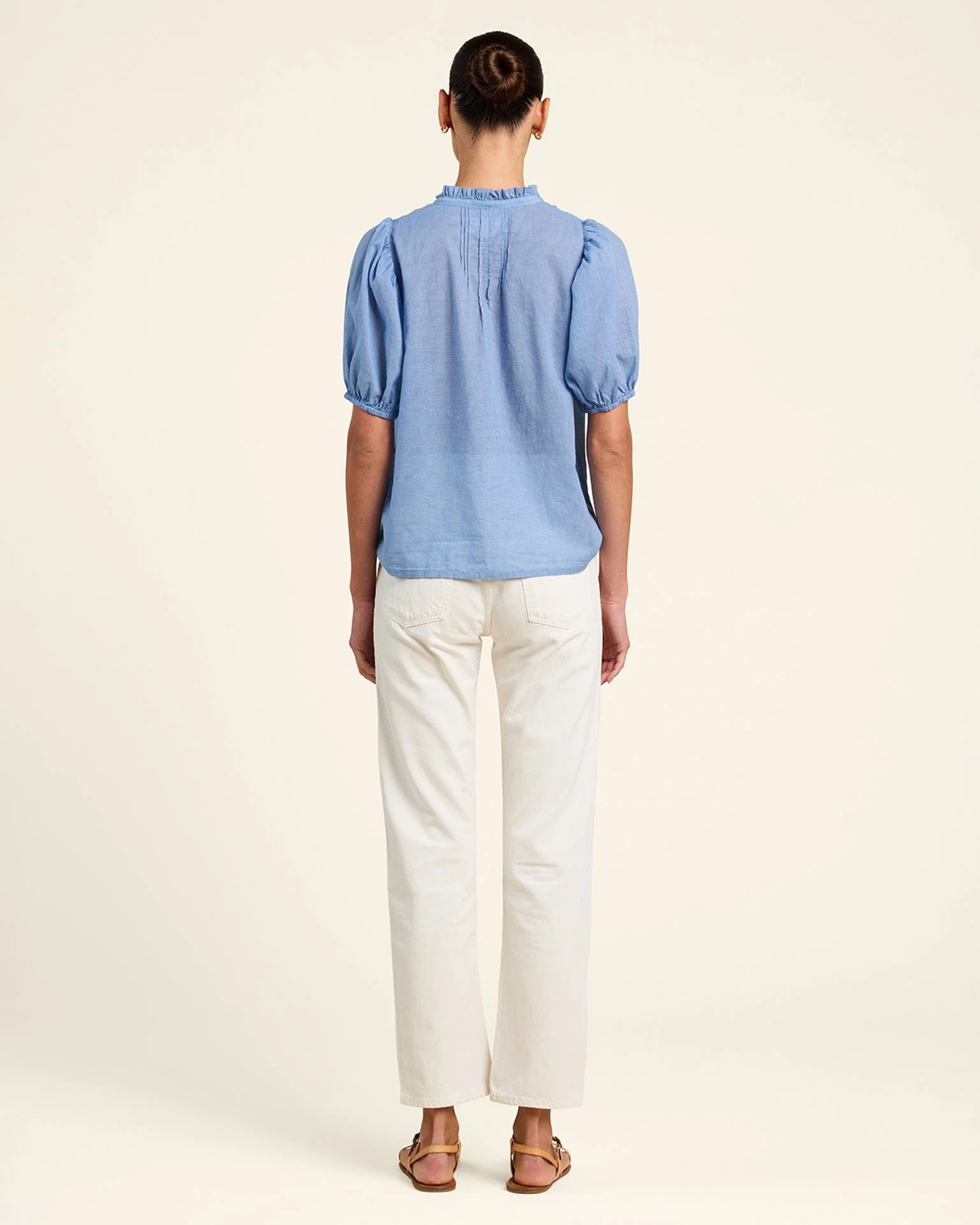 Mira Blouse in Brisa Houndstooth - Image 4