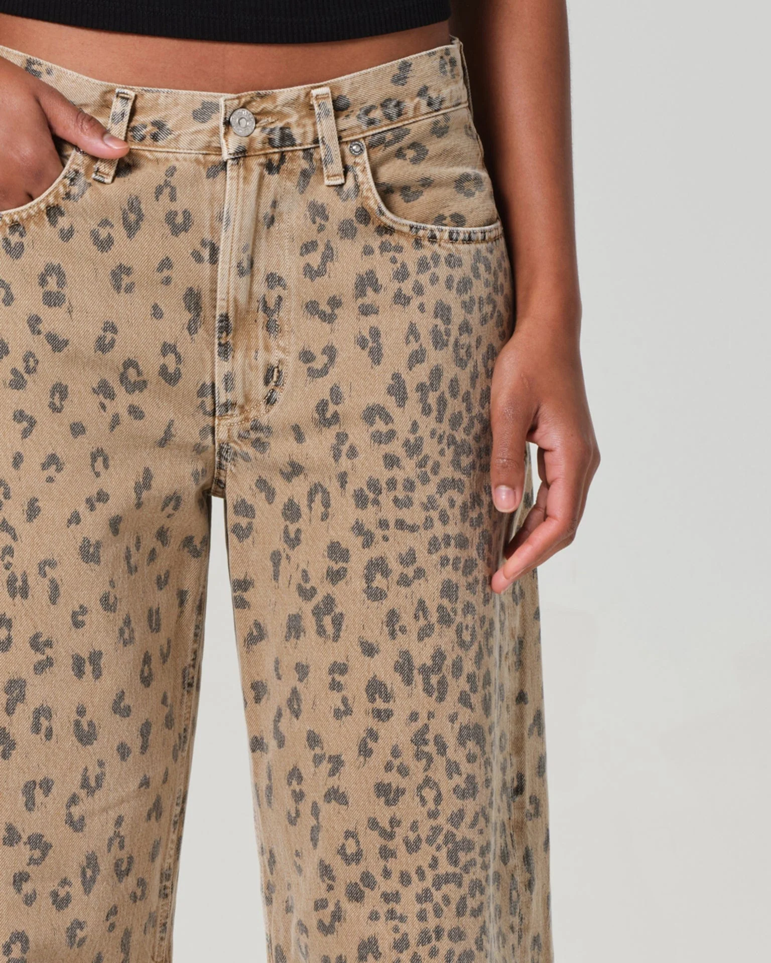 Miro Relaxed Jean in Natural Cheetah - Image 3