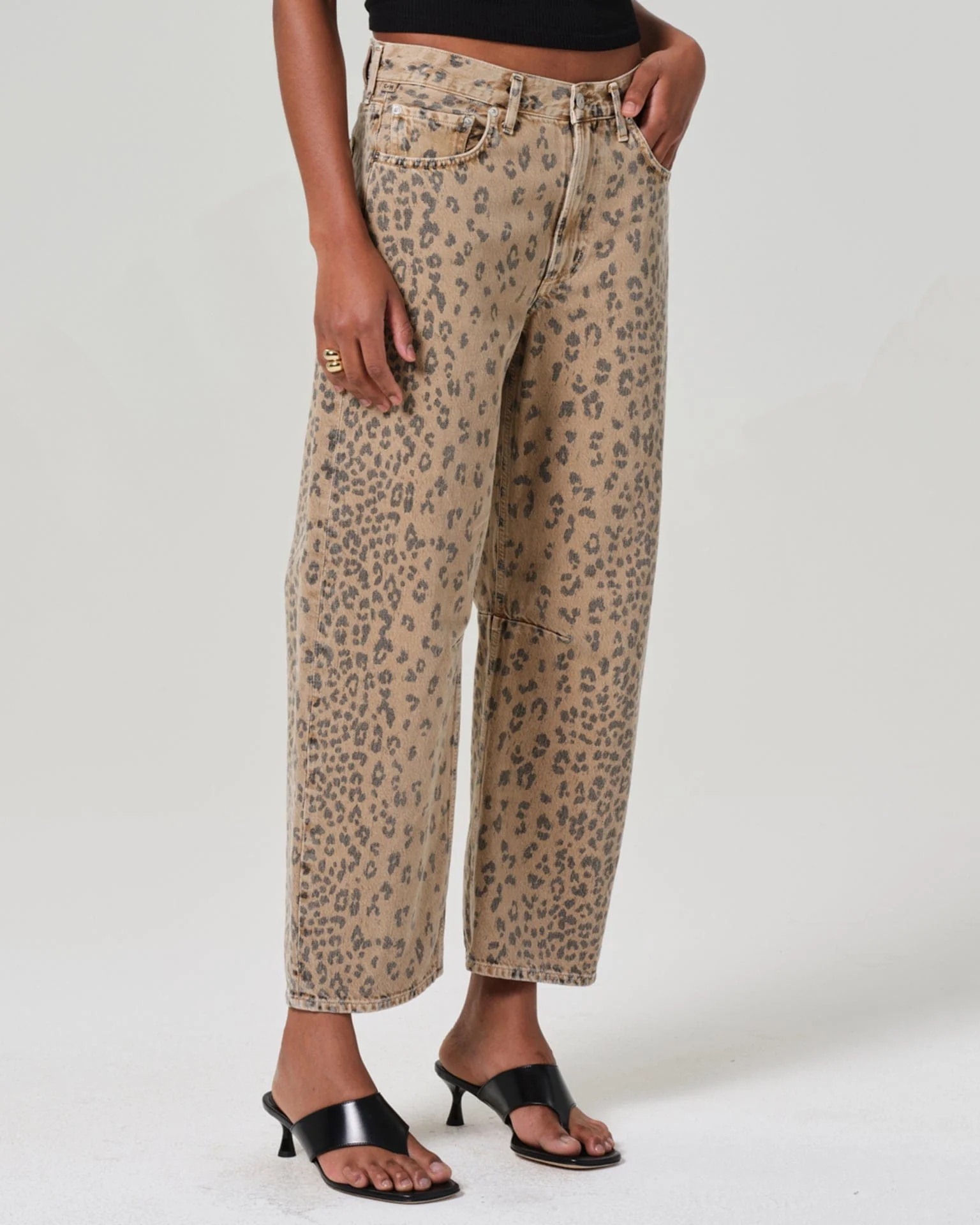 Miro Relaxed Jean in Natural Cheetah - Image 4