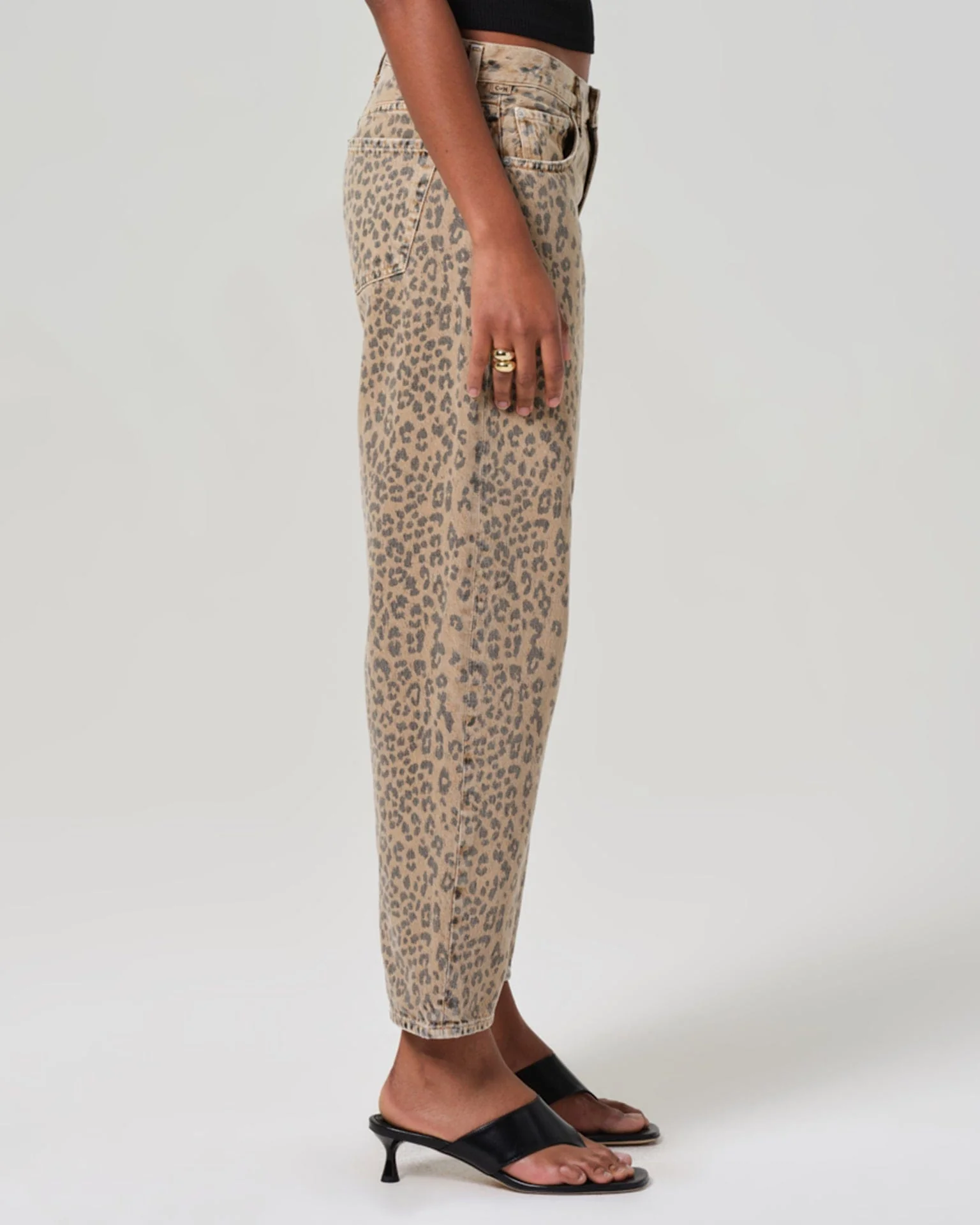 Miro Relaxed Jean in Natural Cheetah - Image 5