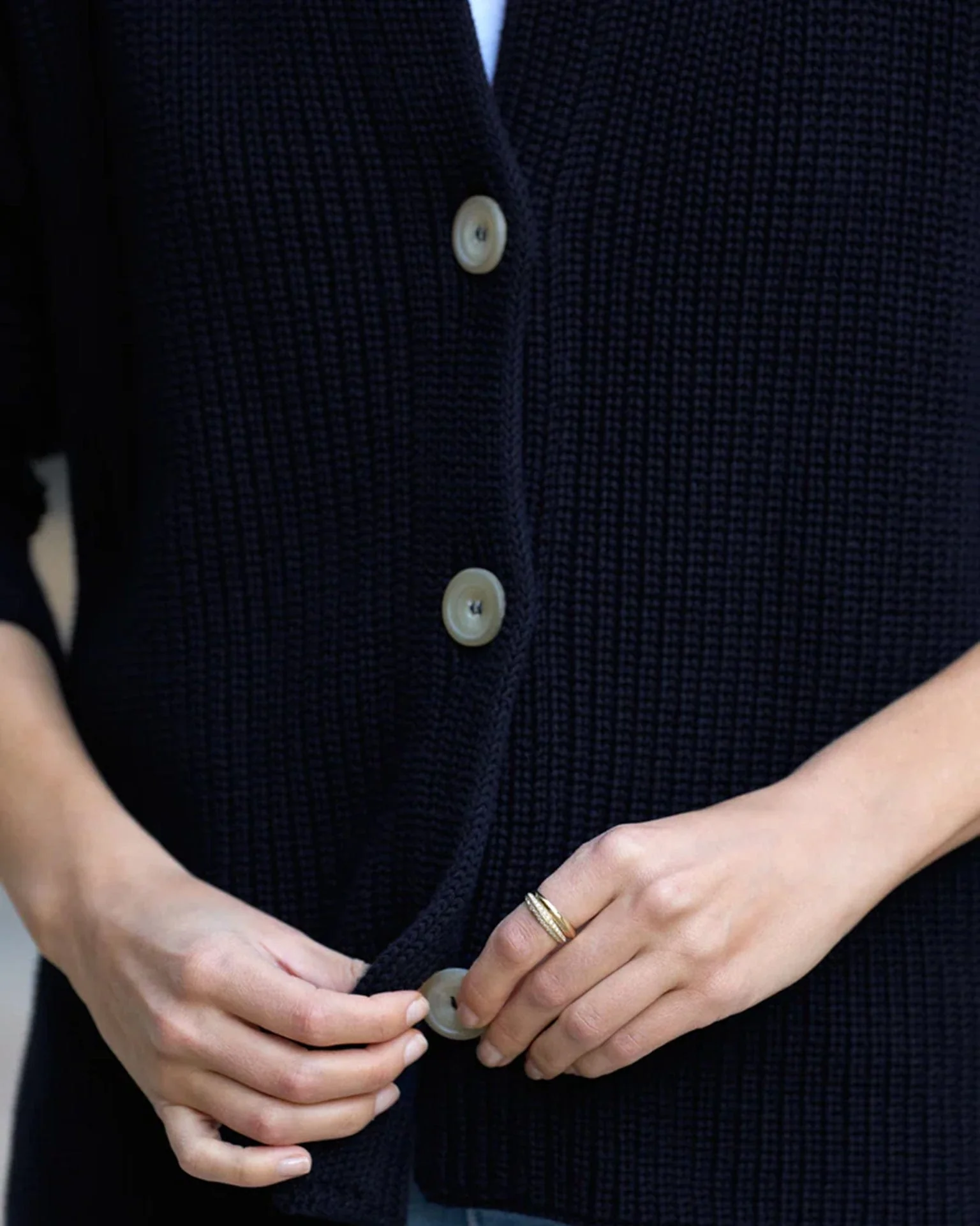 Montecito Cardigan in Marine - Image 2