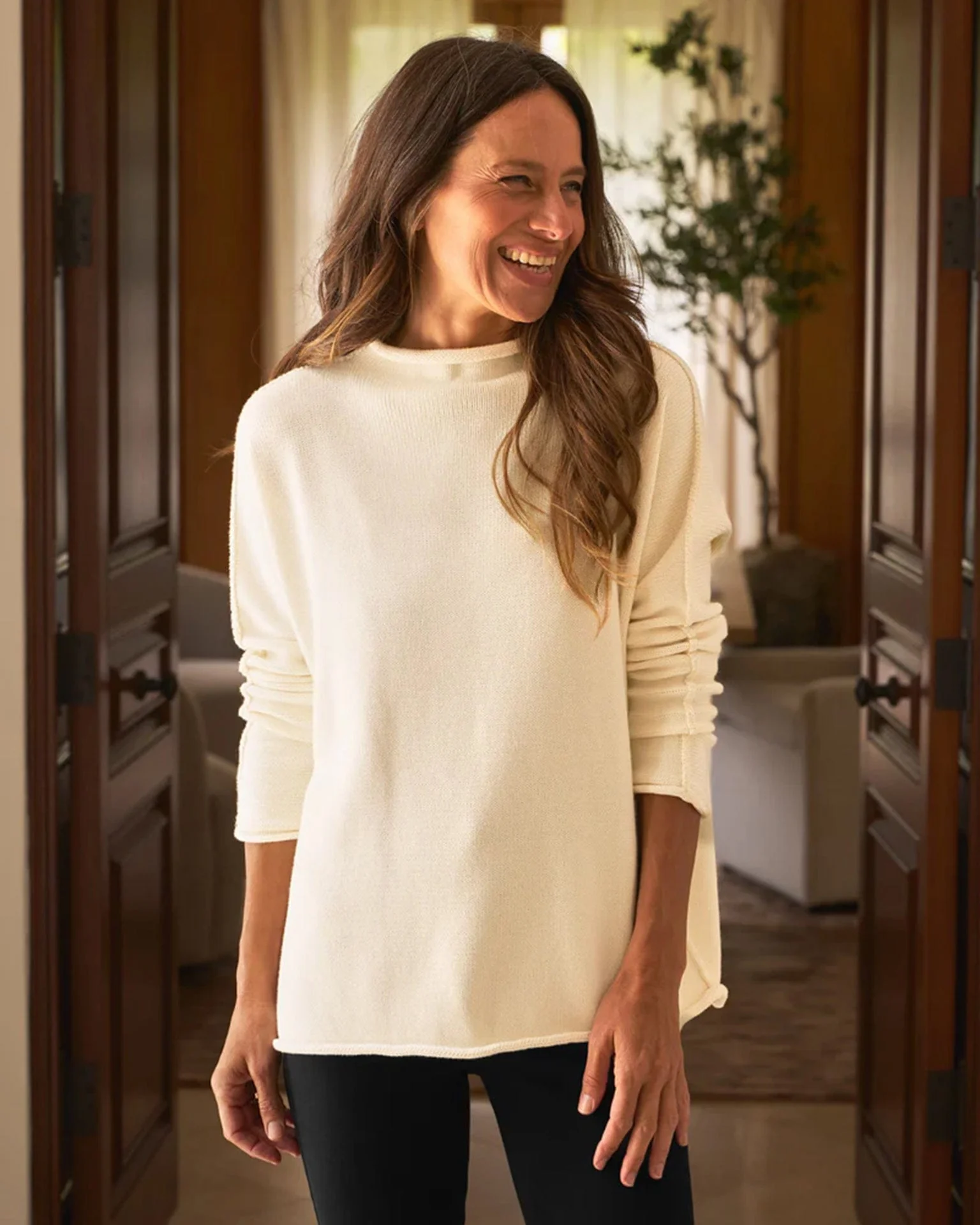 Monterey Sweater in Cream