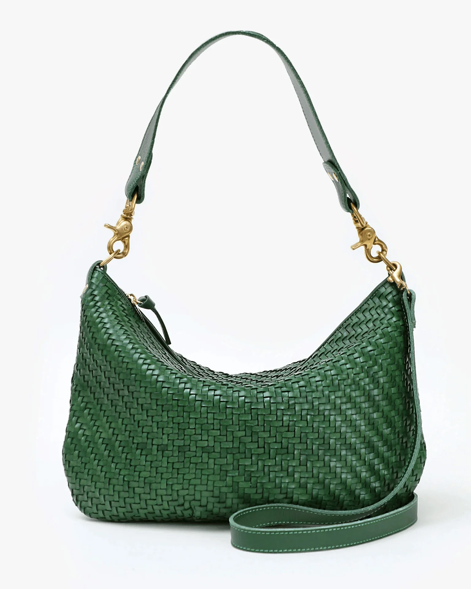 Moyen Messenger - Woven Zig-Zag in Evergreen