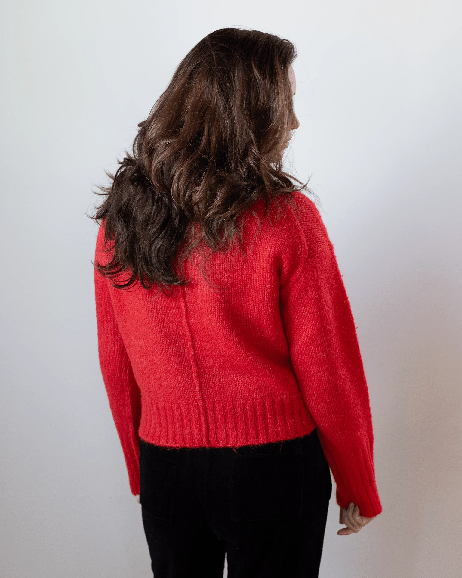 Myac Turtleneck Sweater in Lipstick - Image 4