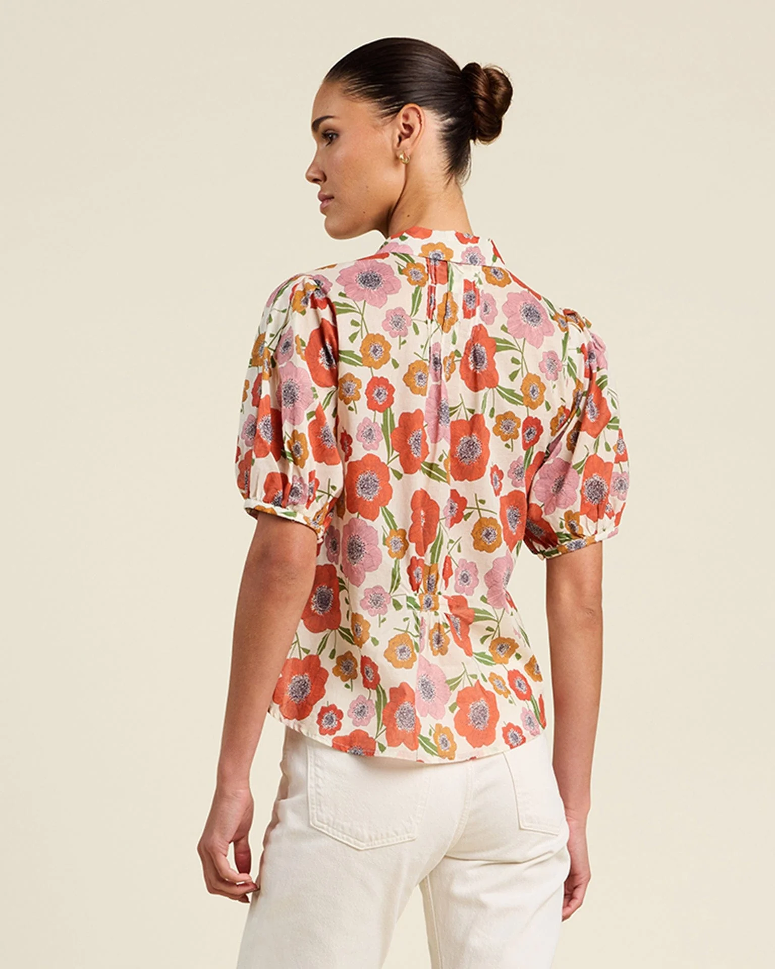 Nadine Blouse in Poppy Costa - Image 4
