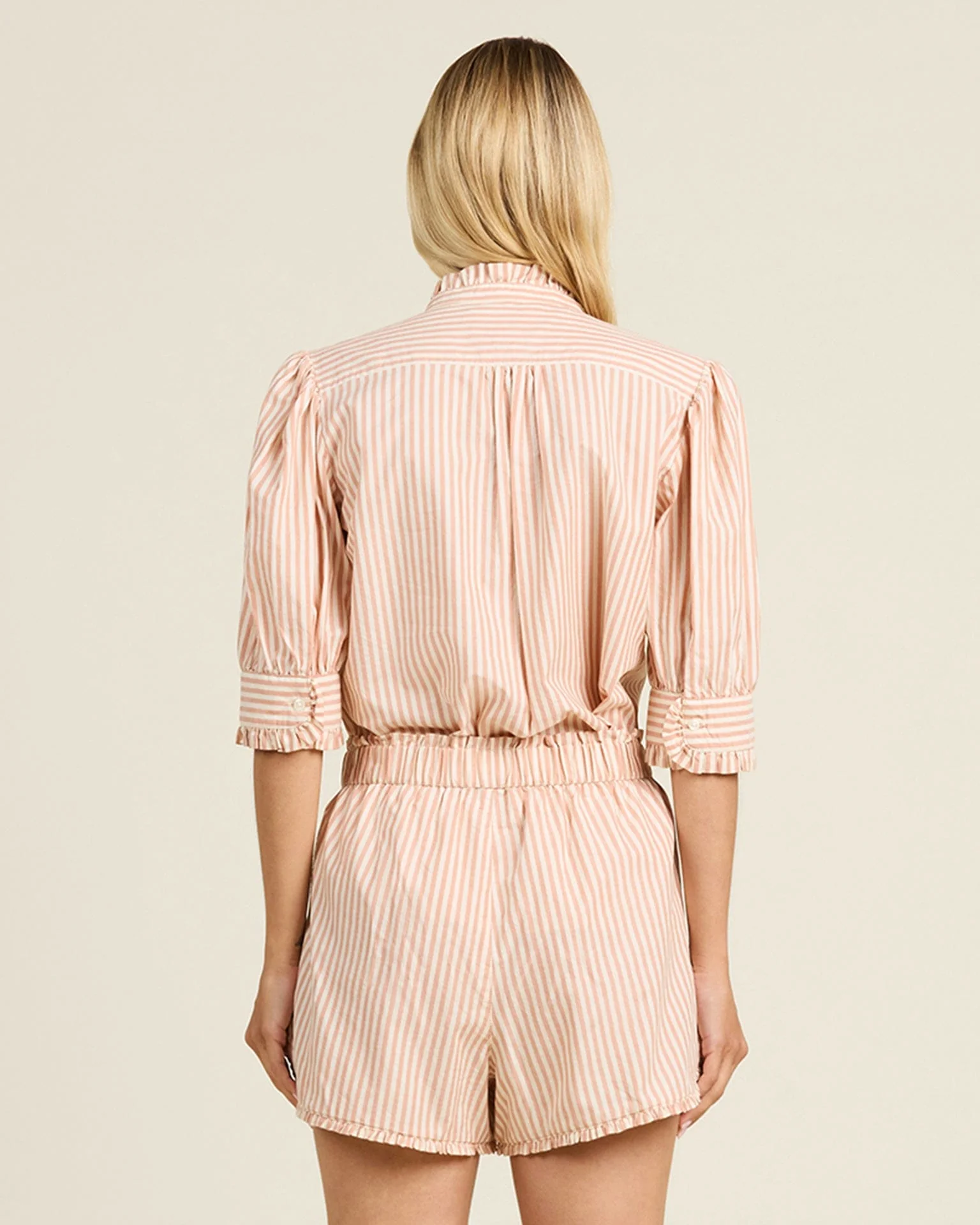 Noah Blouse in Maple Stripe - Image 3