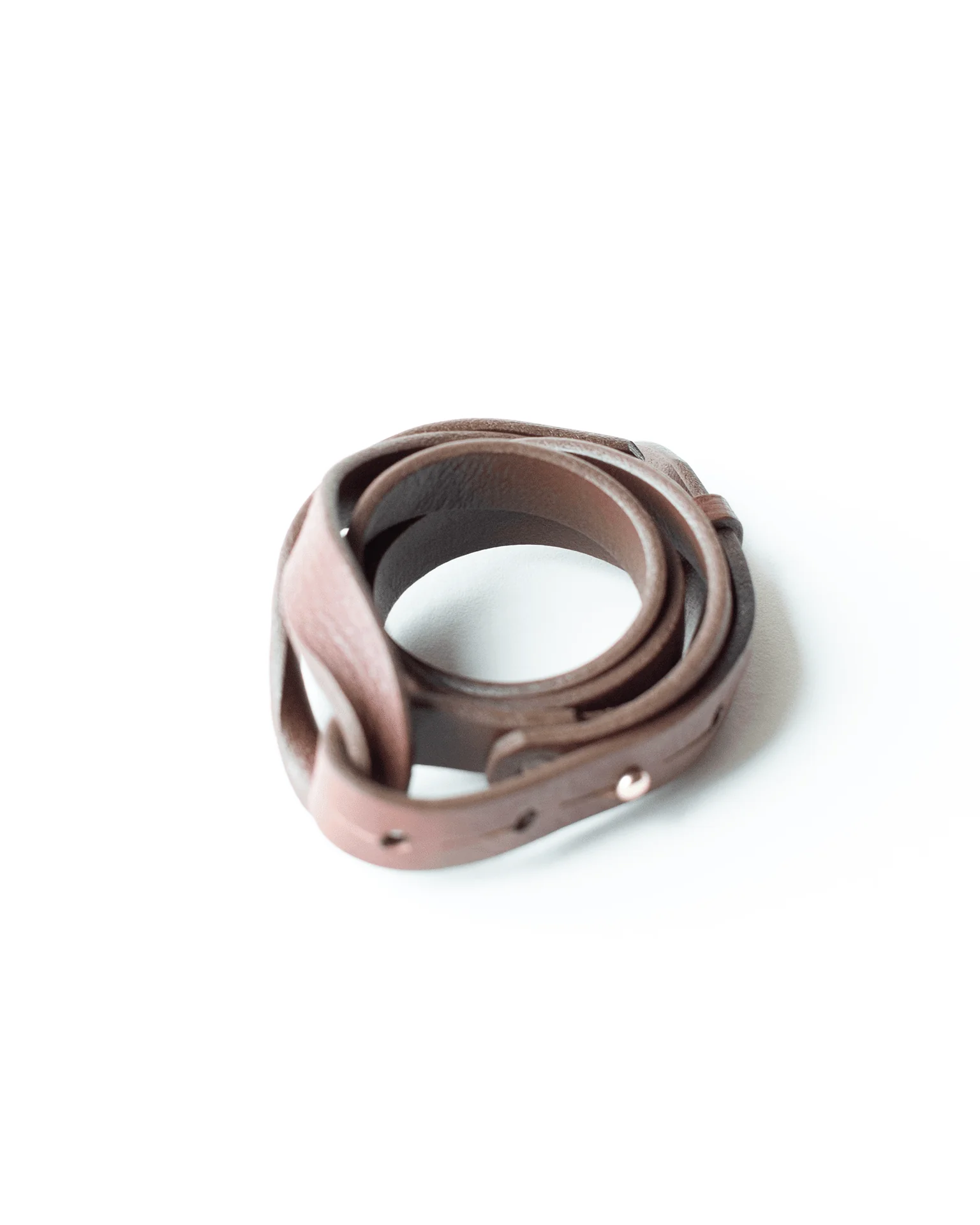 Nuova 3/4 inch Single Wrap in Bark/Brass
