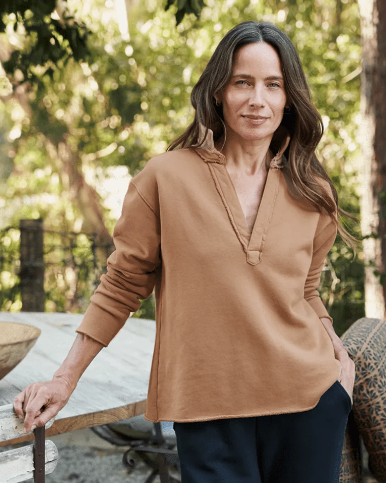 Patrick Henley in Camel Terry