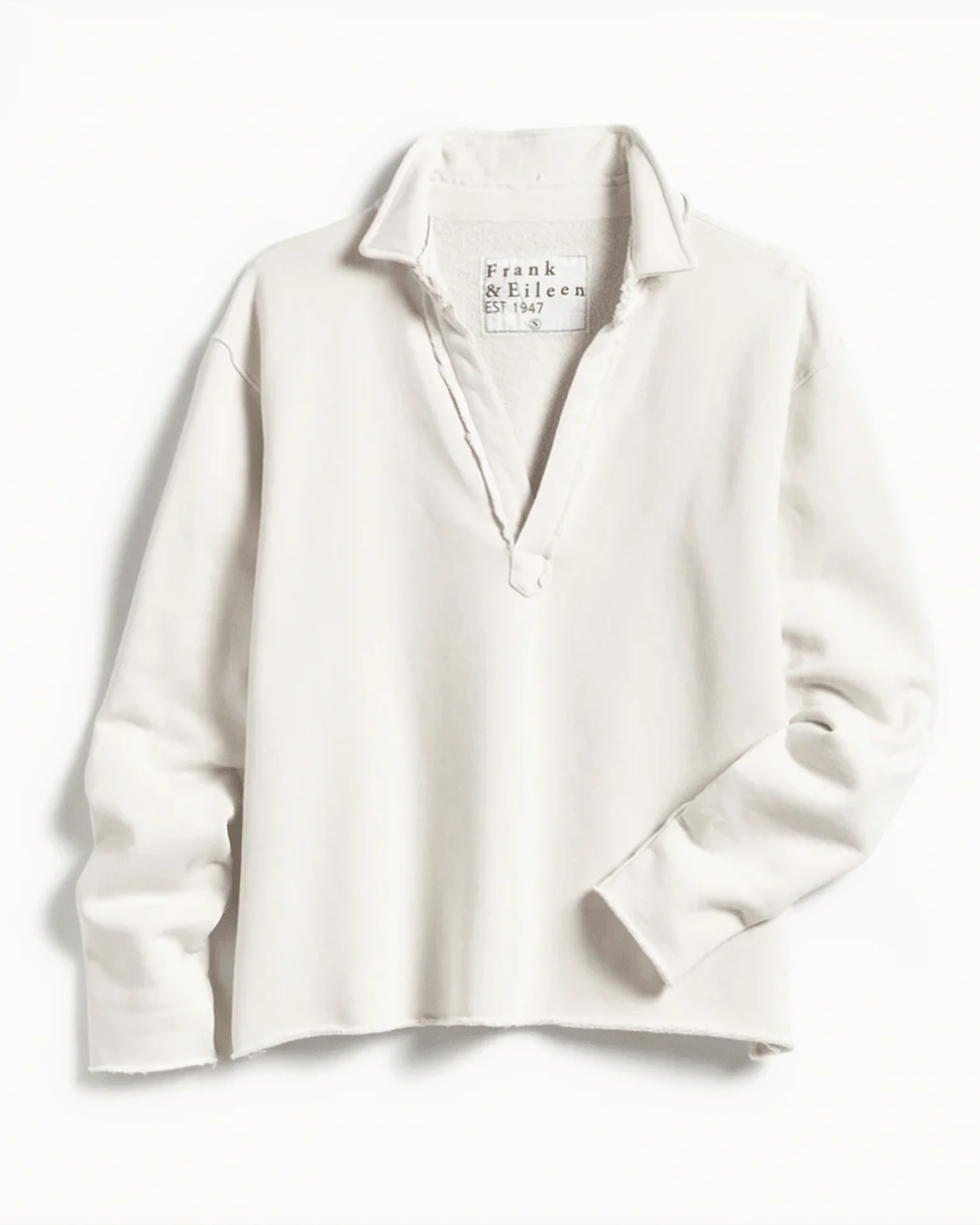 Patrick Henley in Vintage White Terry - Image 4