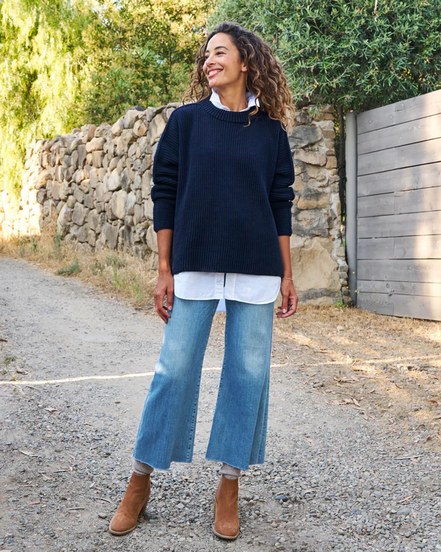 Montecito Sweater in Marine - Image 2