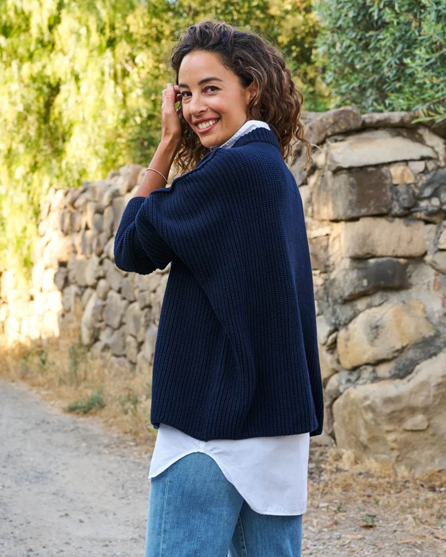 Montecito Sweater in Marine - Image 4