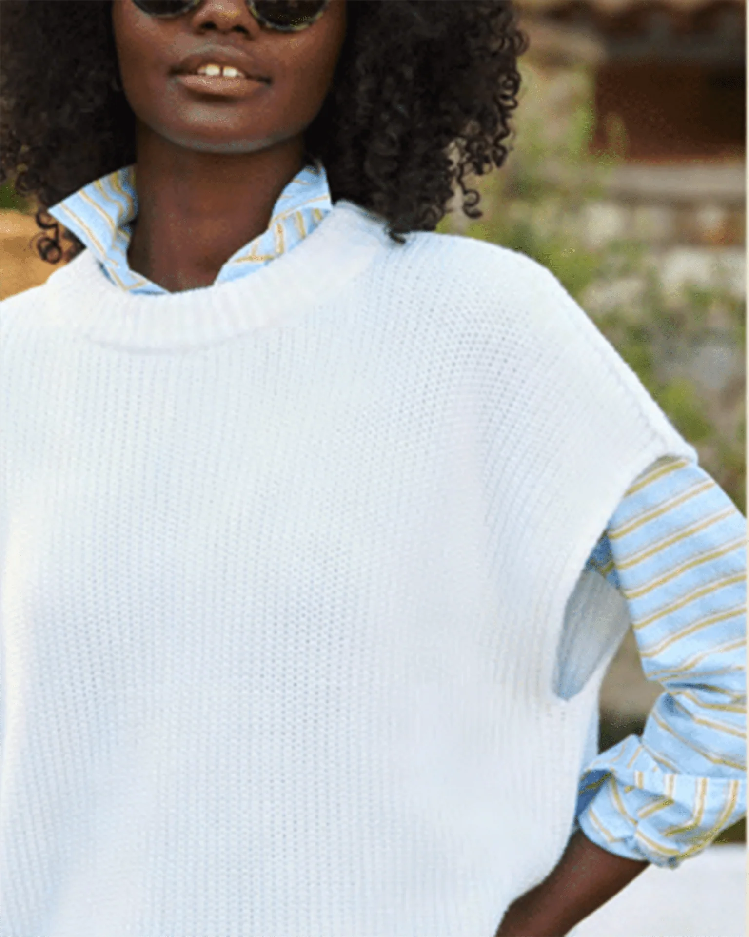 Montecito Vest in White - Image 2
