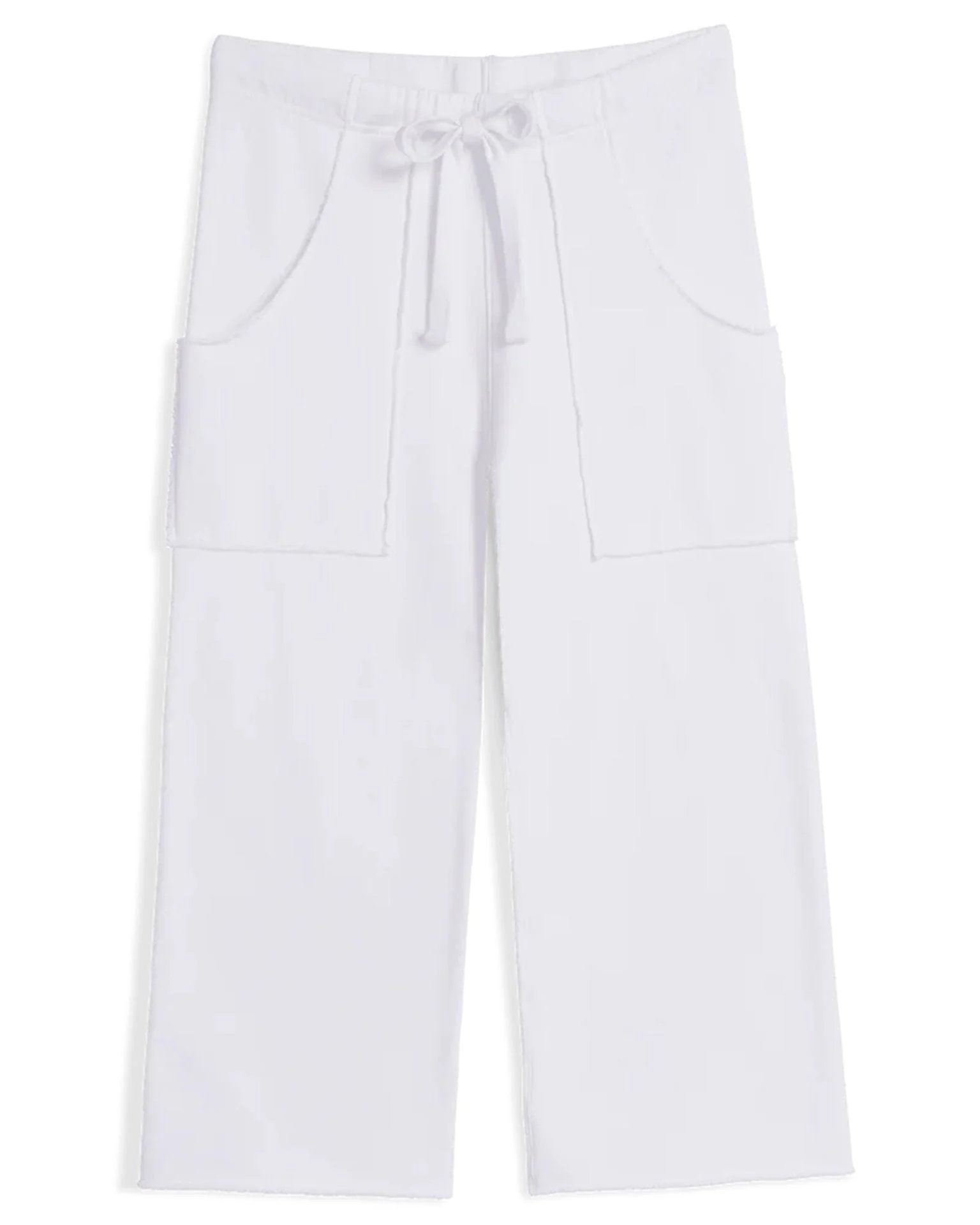Penny Patch Pocket Sweatpant in White - Image 5