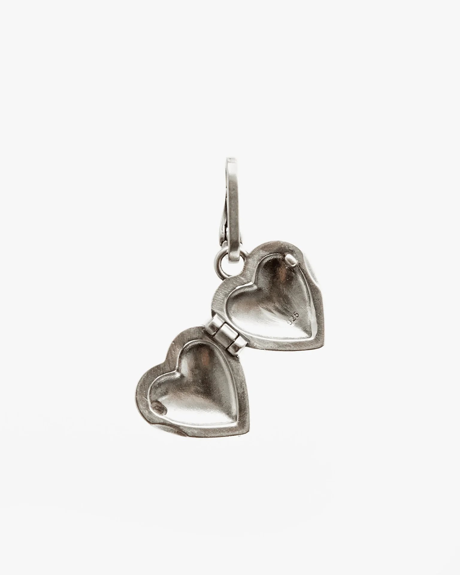 Petit Heart Locket in Sterling Silver - Image 3