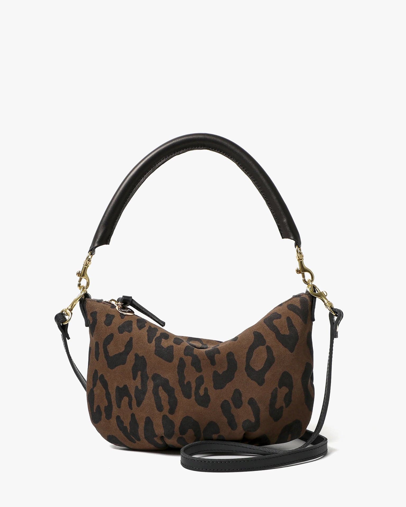 Petit Moyen Messenger - Pablo Cat Suede in Cocoa