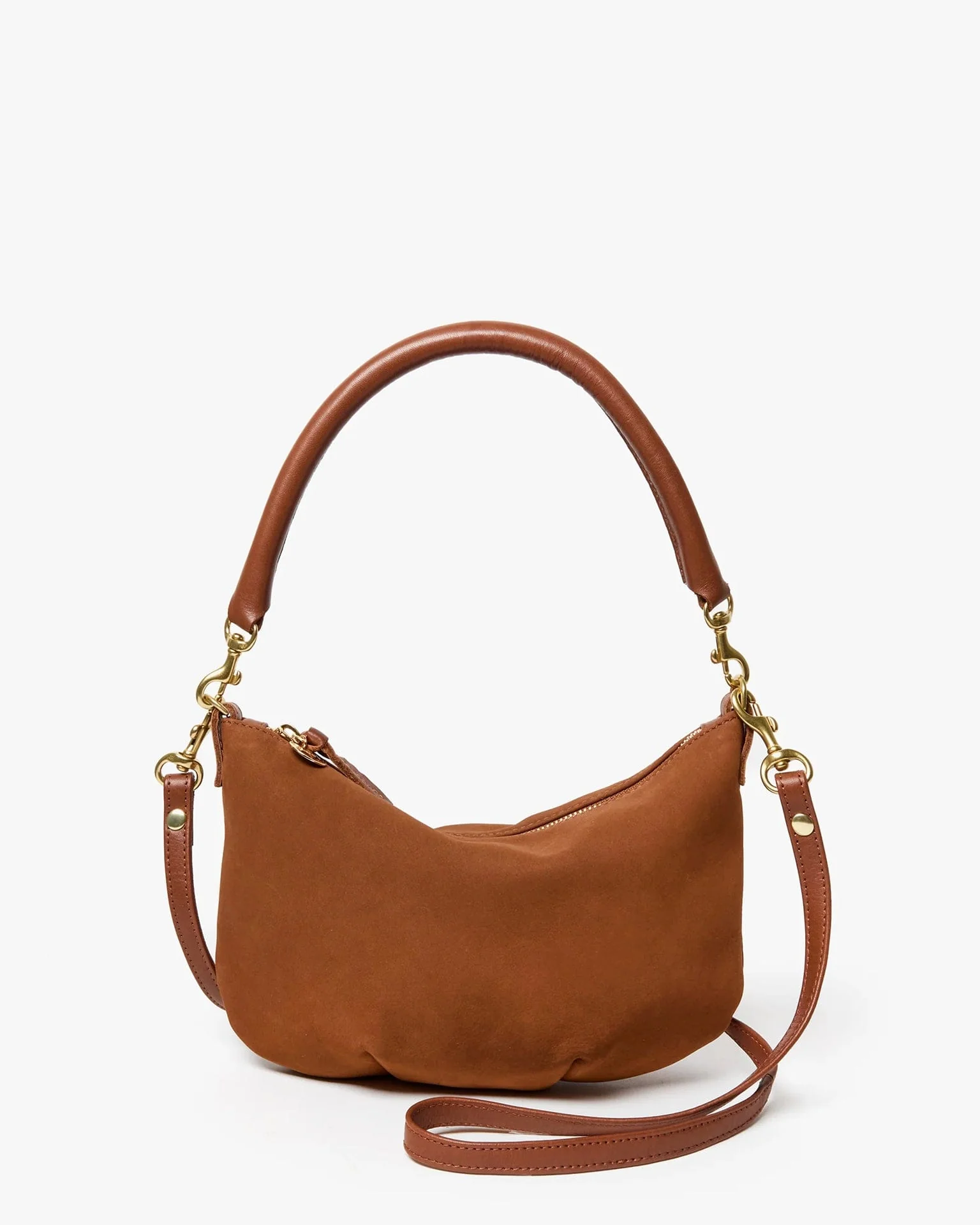 Petit Moyen Messenger - Smooth Nubuck in Hazelnut