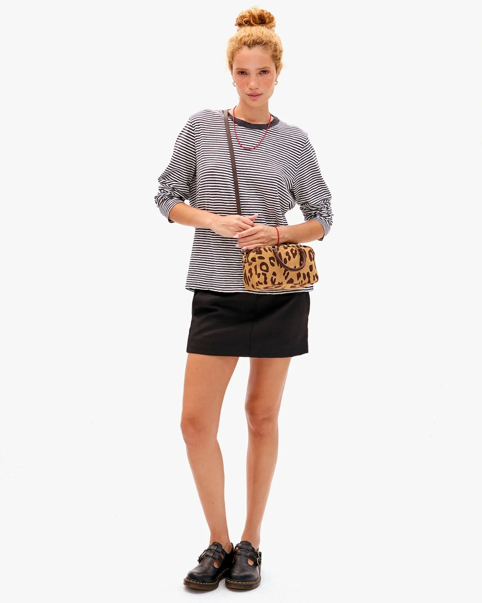 Petite Claudine - Pablo Cat Suede in Lark/Brown - Image 3