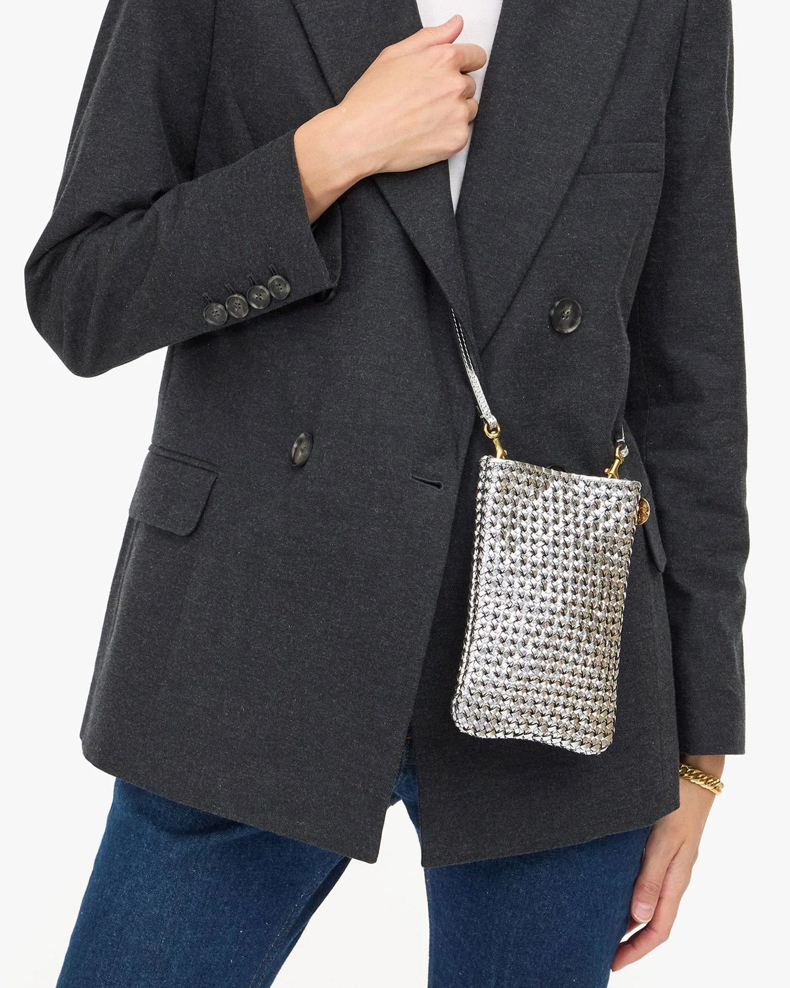 Poche - Woven Etoile in Silver - Image 3