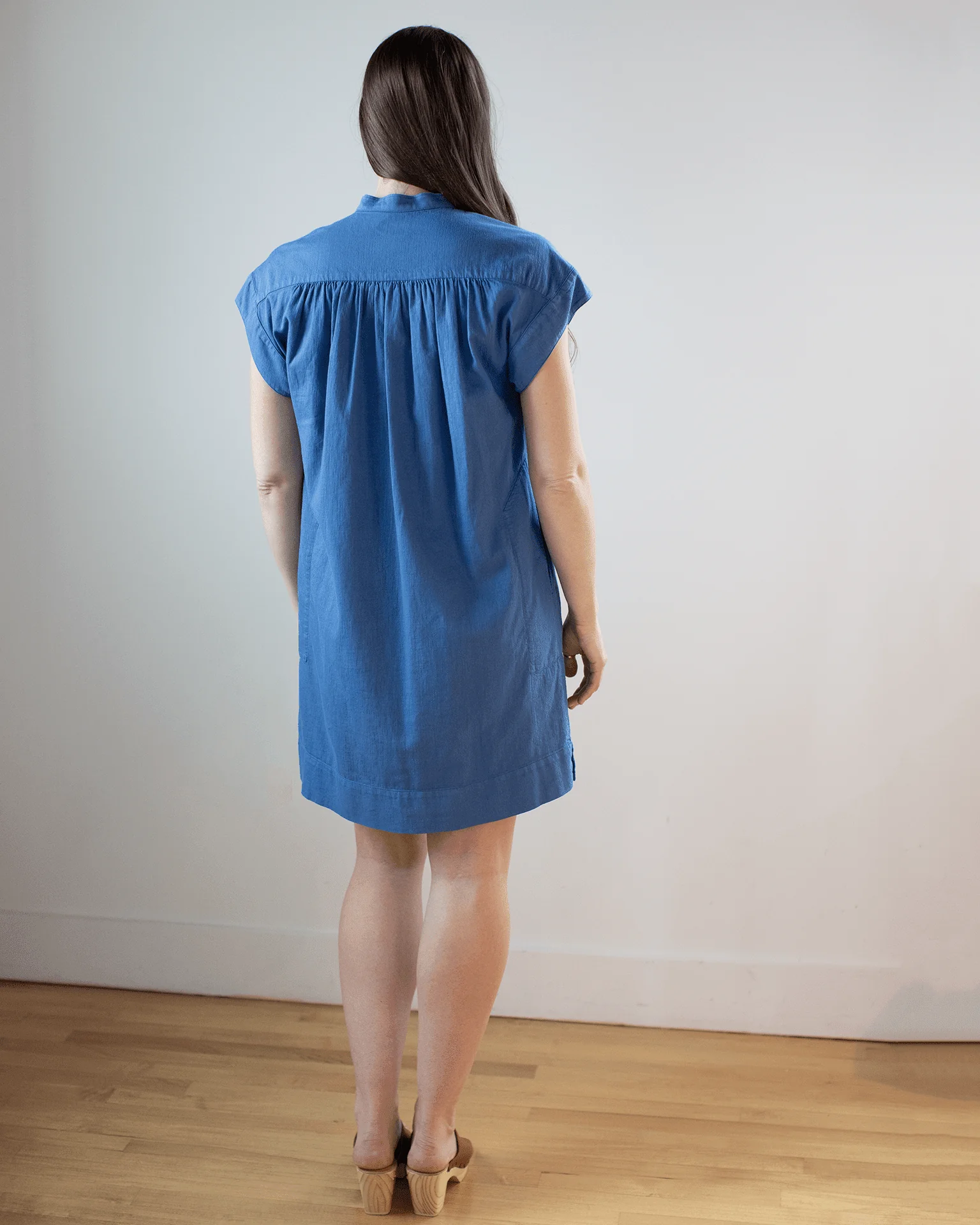 Rasta Popover Dress in Pacific - Image 4
