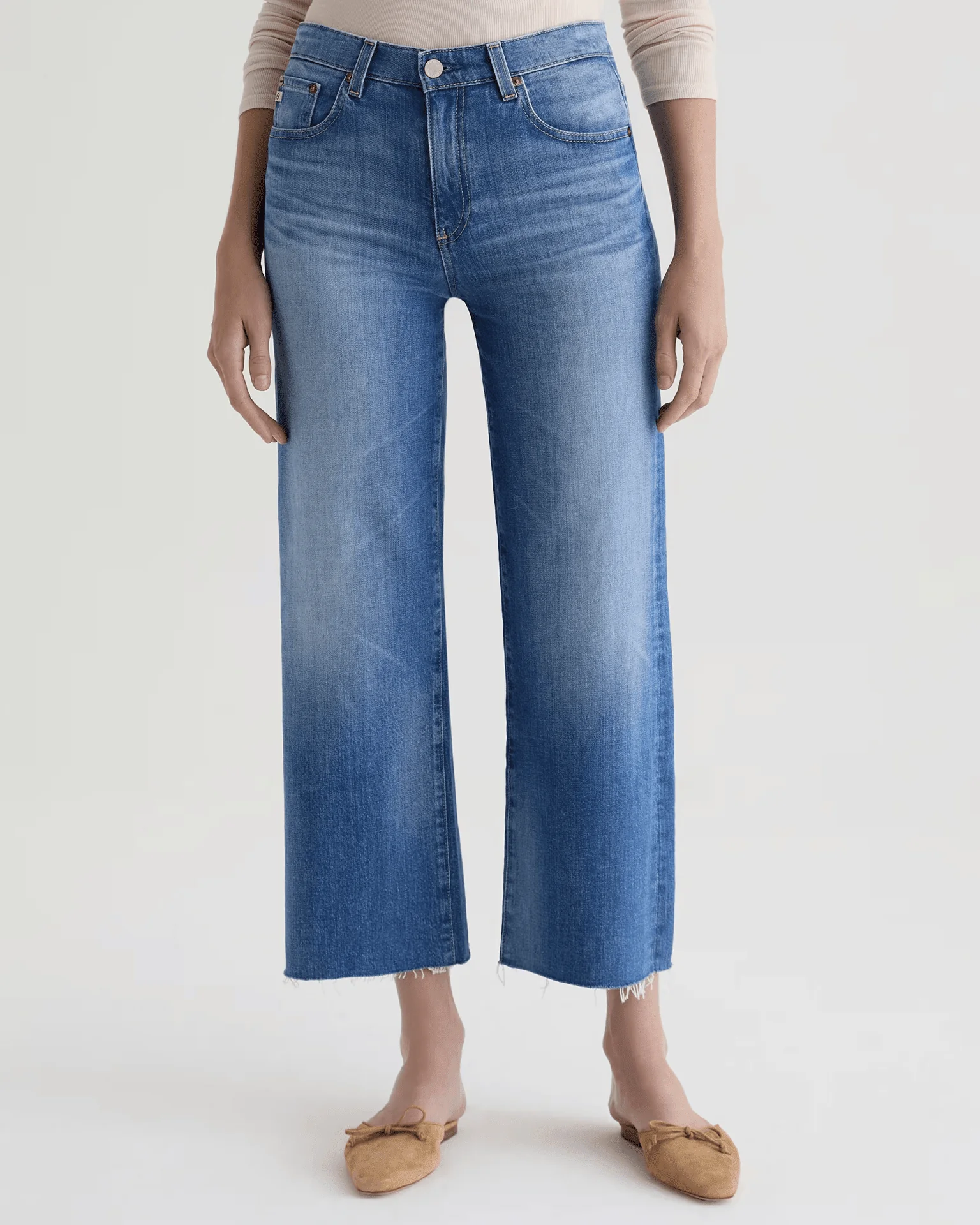 Saige Wide Leg Crop in 13Ys Allure