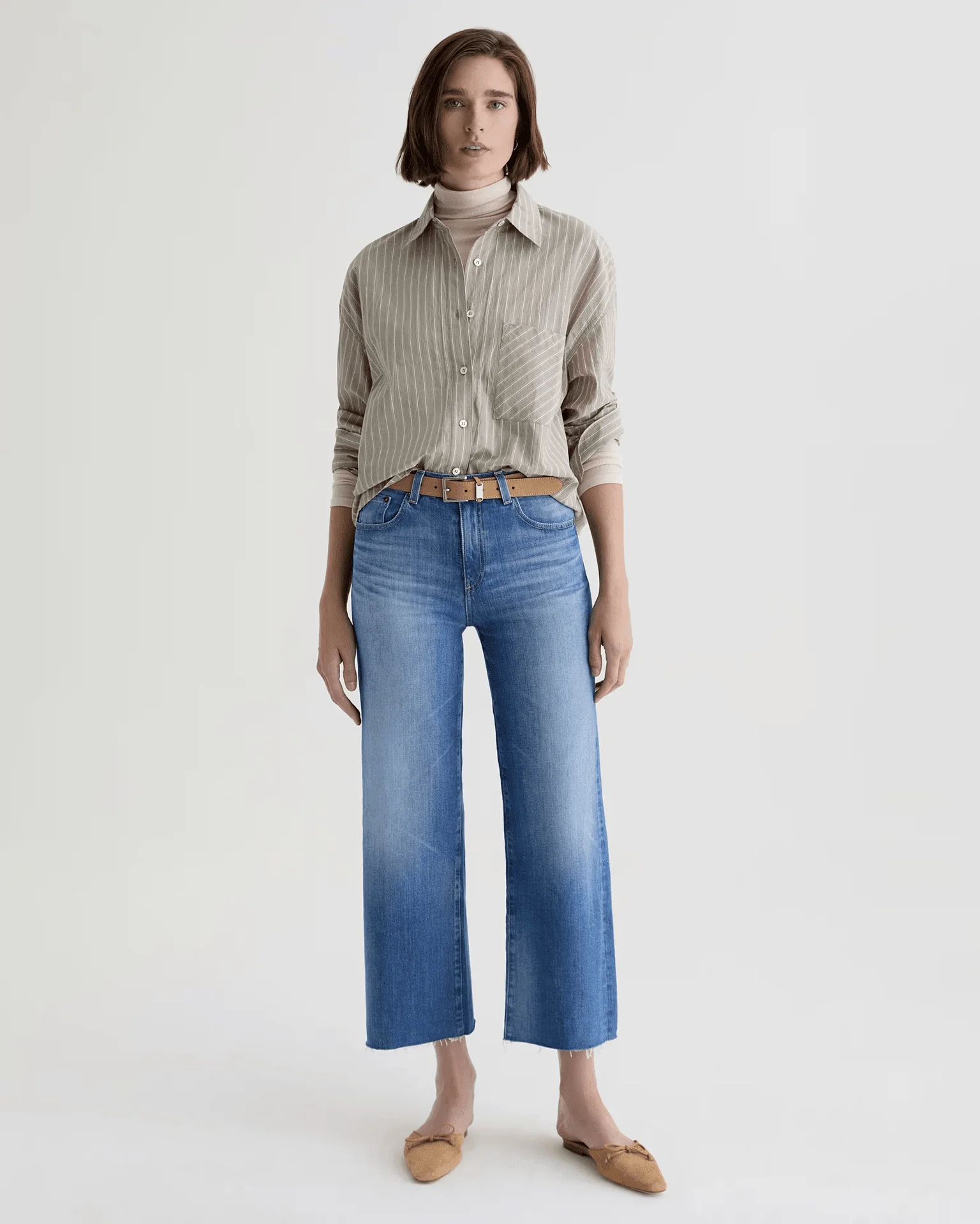 Saige Wide Leg Crop in 13Ys Allure - Image 2