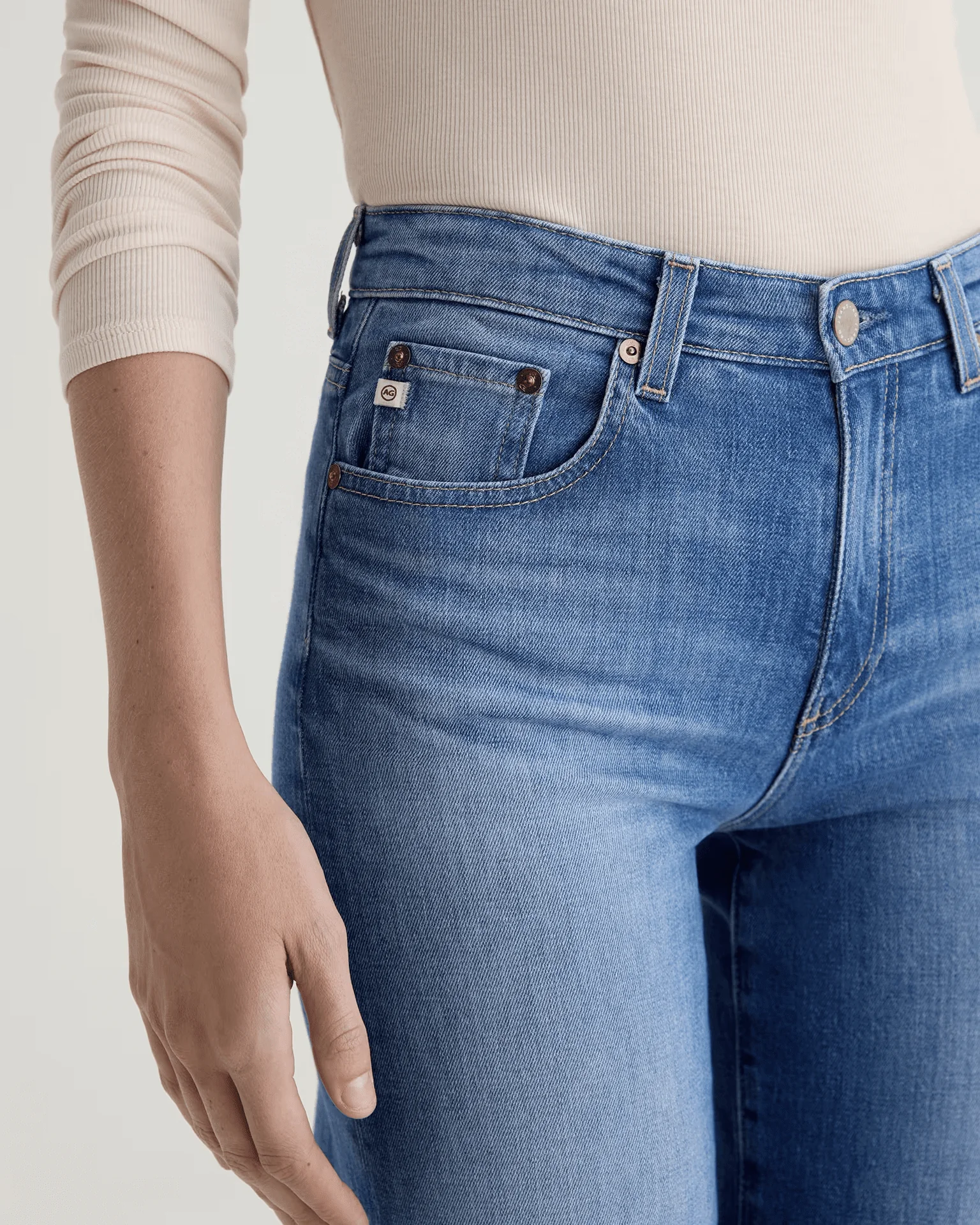 Saige Wide Leg Crop in 13Ys Allure - Image 3