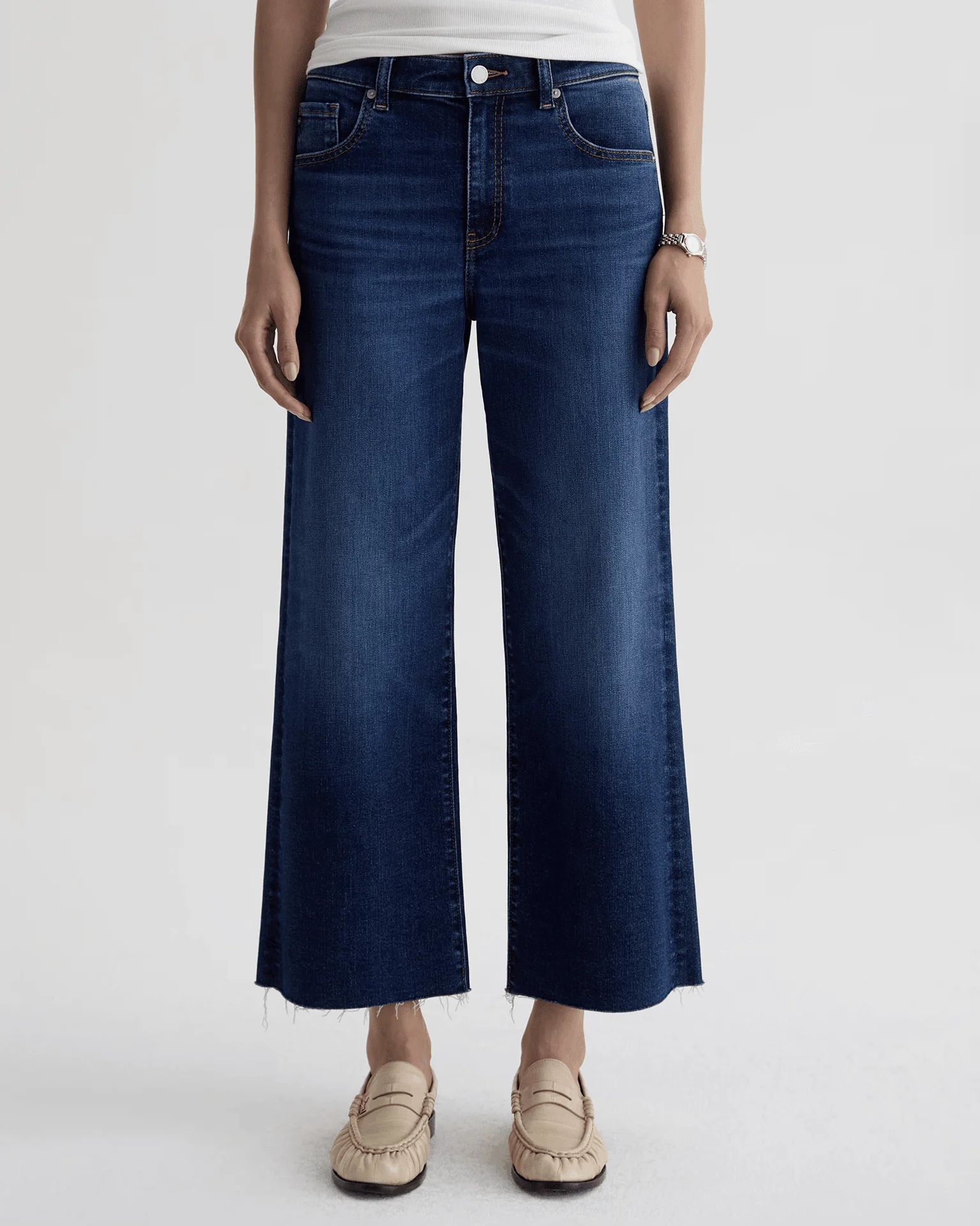 Saige Wide Leg Crop in Outspoken