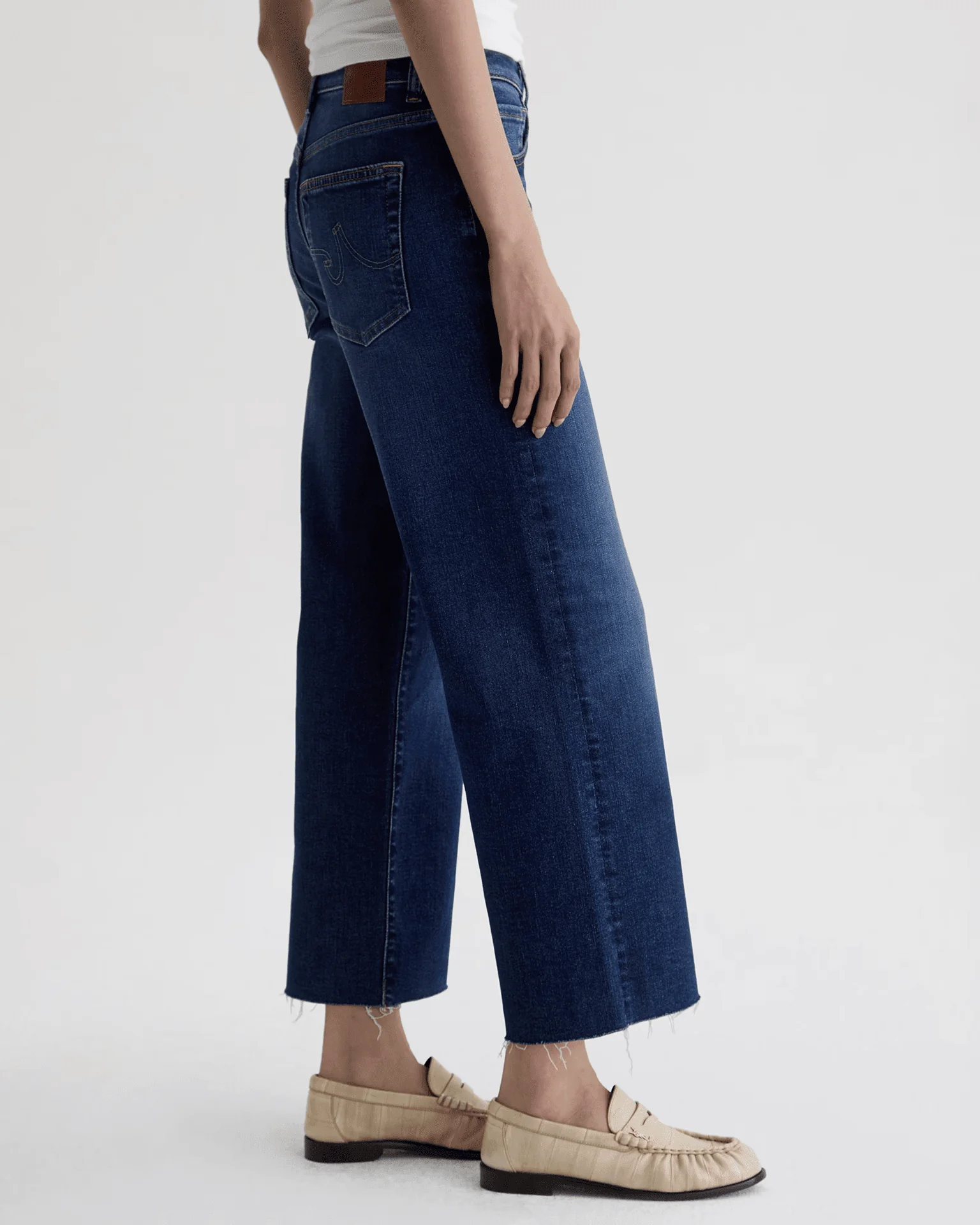 Saige Wide Leg Crop in Outspoken - Image 4