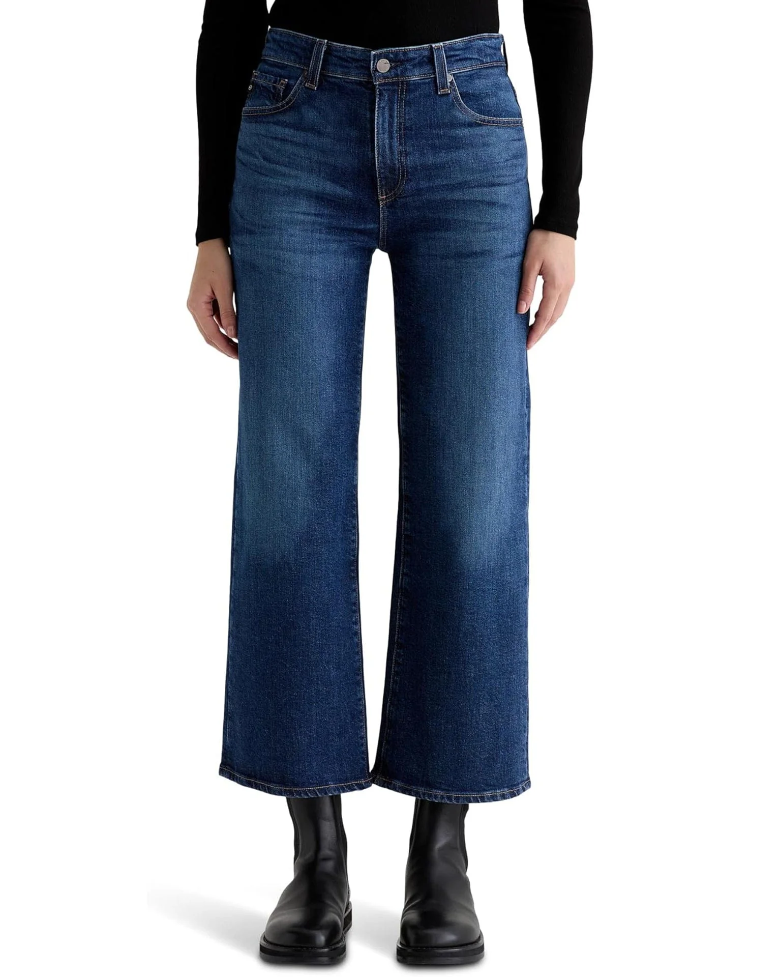 Saige Wide Leg Crop in Veiled