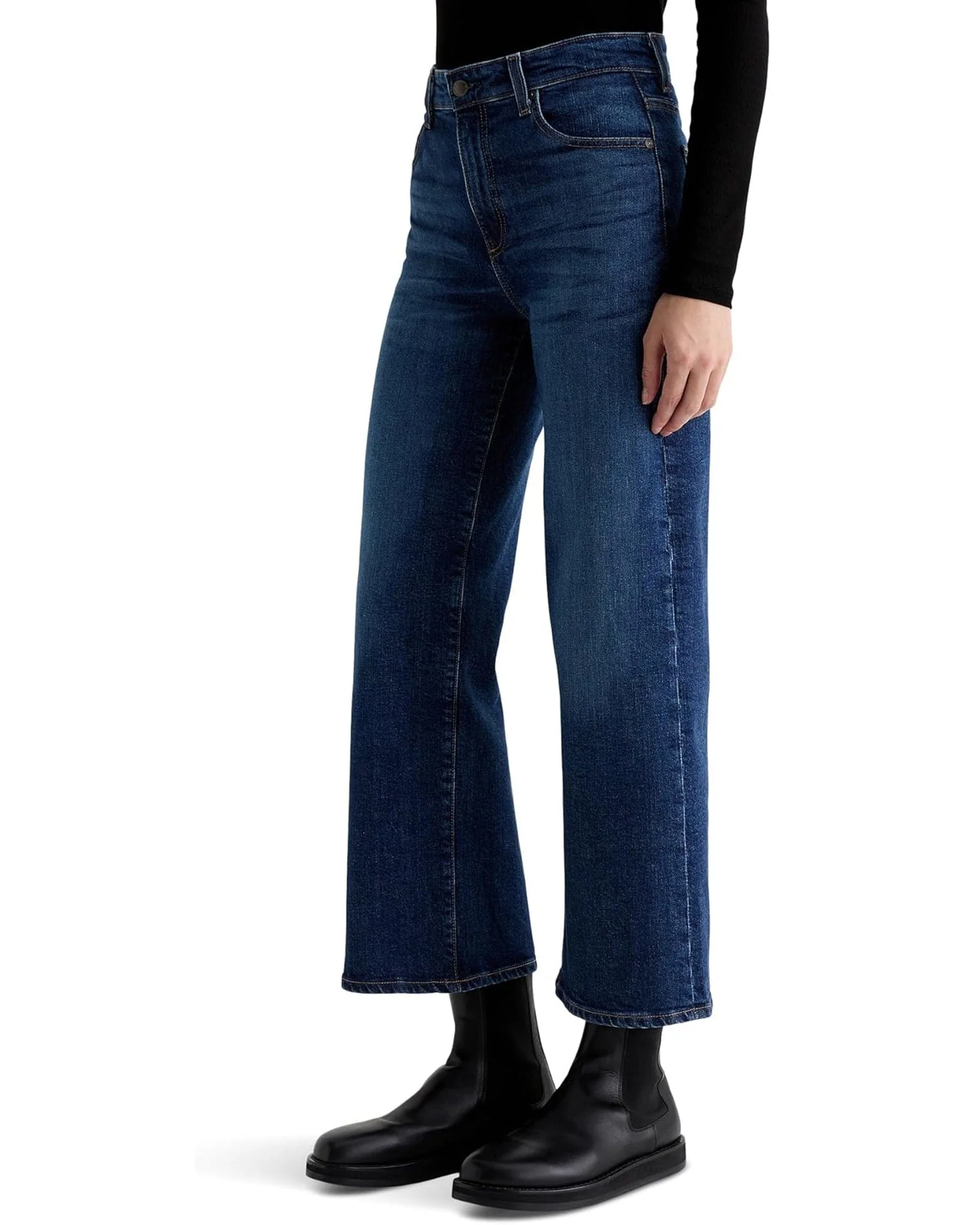 Saige Wide Leg Crop in Veiled - Image 4