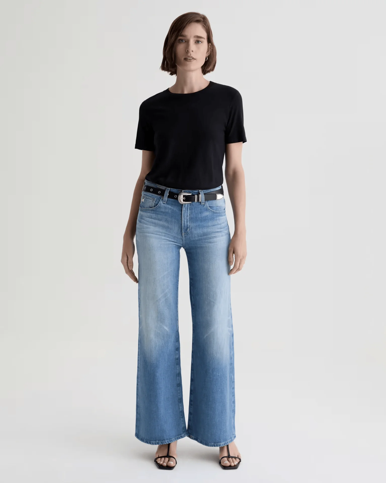 Saige Wide Leg in 18Ys Bisou - Image 2
