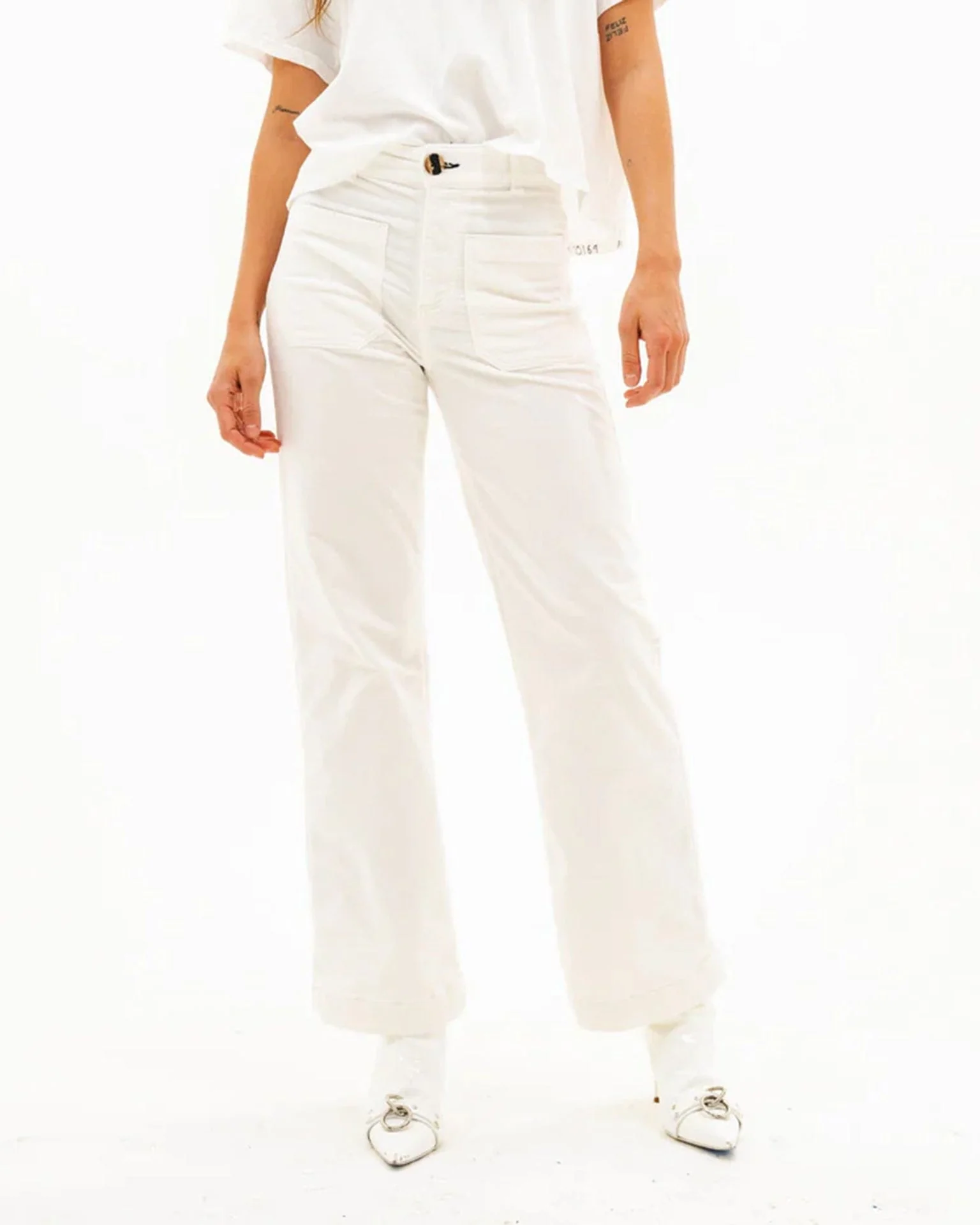 Sailor Corduroy in Eggshell