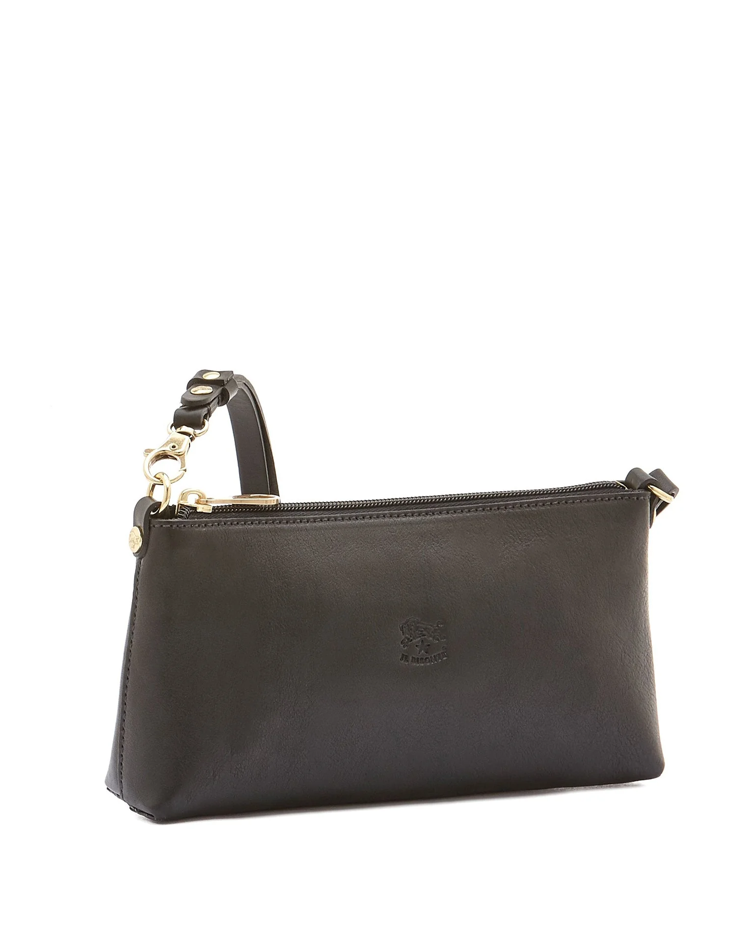 Salina Shoulder in Nero w/ Brass Hardware - Image 3