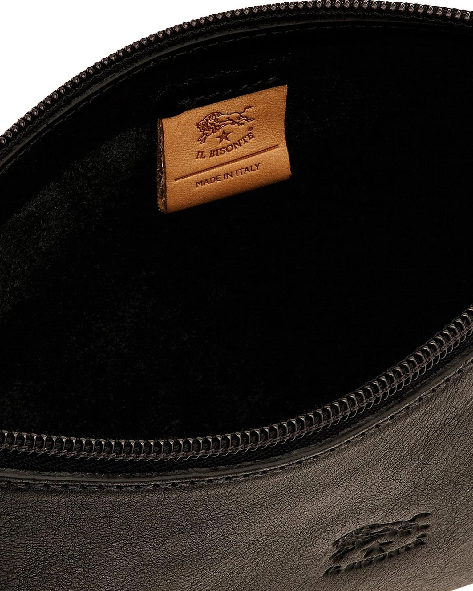 Salina Shoulder in Nero w/ Brass Hardware - Image 4