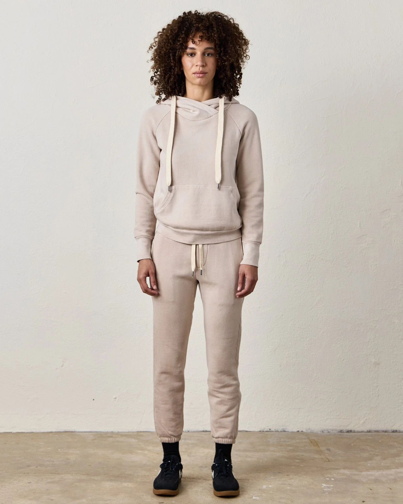 Sayde Slim FT Sweatpant in Faded Taupe - Image 2
