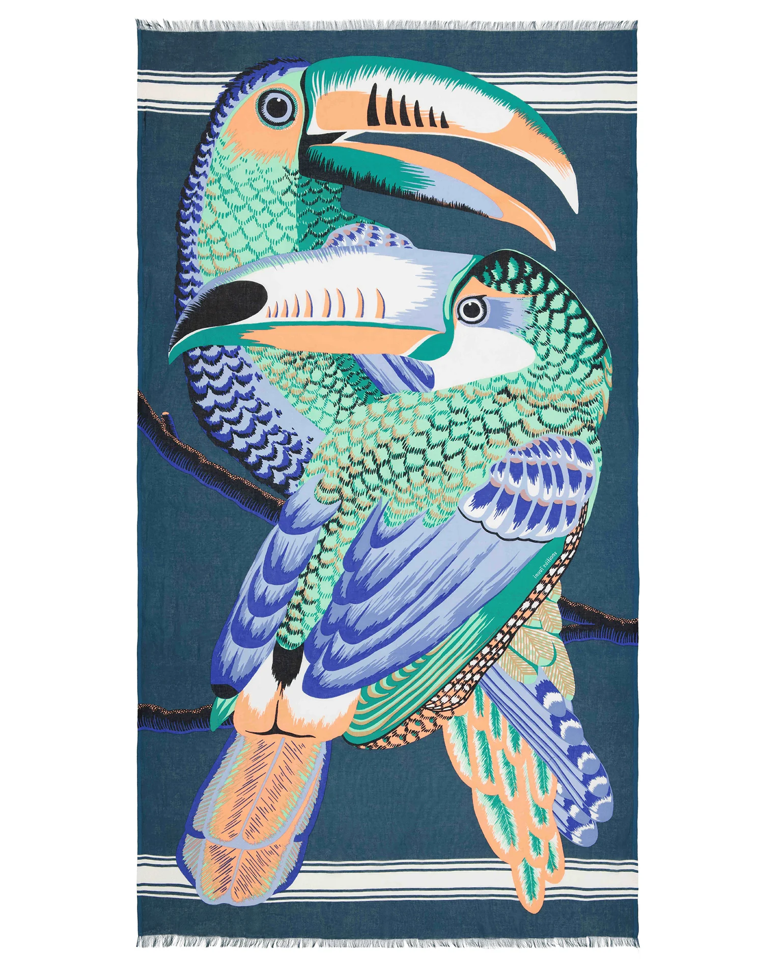 Scarf 100 Toucan in Emerald - Image 2