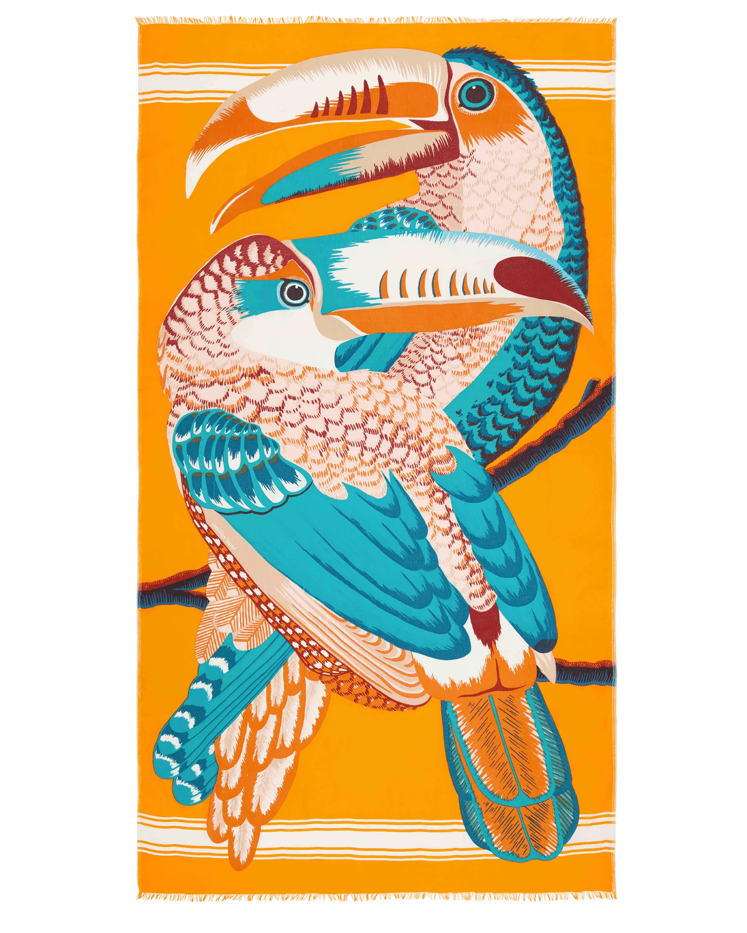 Scarf 100 Toucan in Orange - Image 2