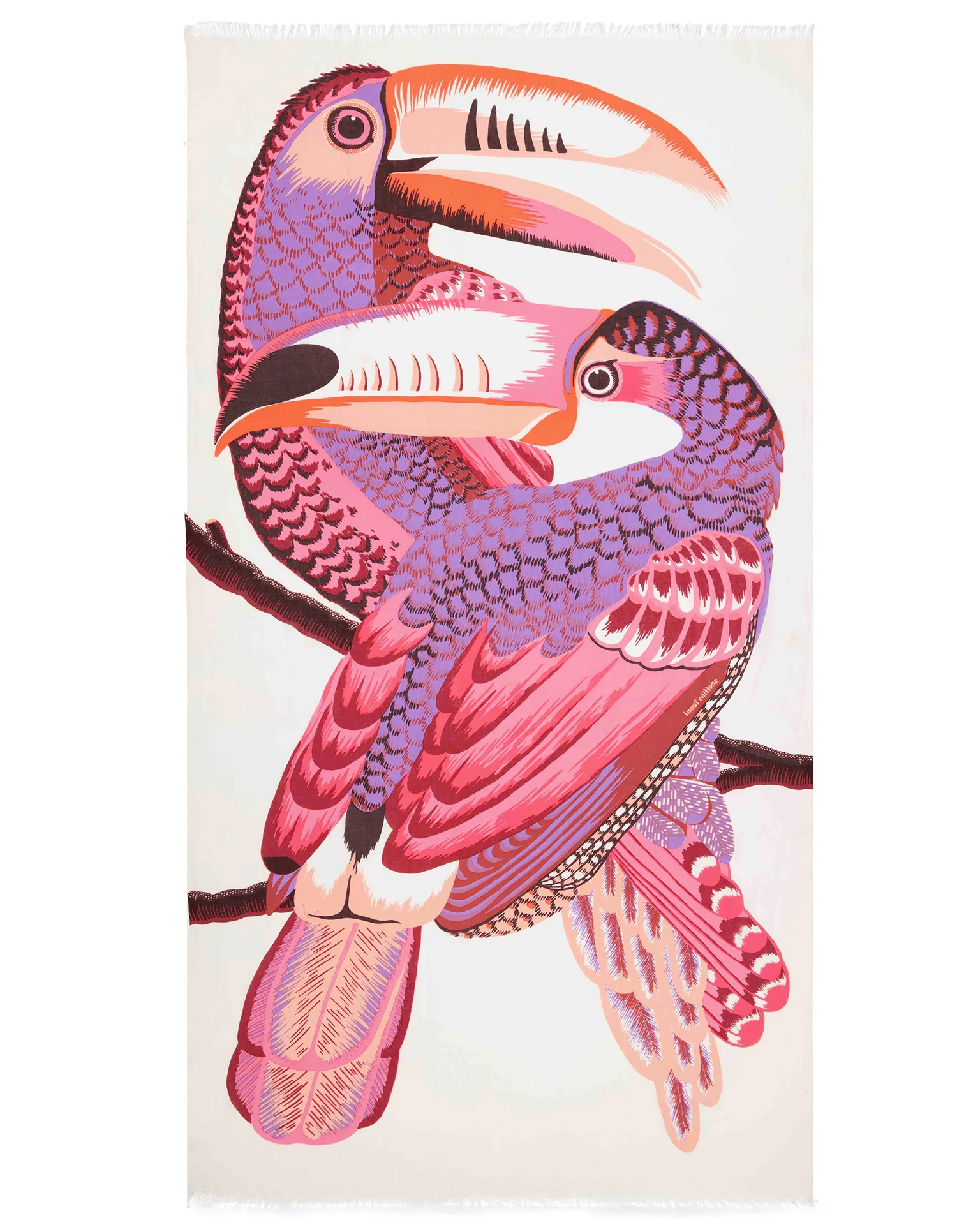 Scarf 100 Toucan in Pink - Image 2