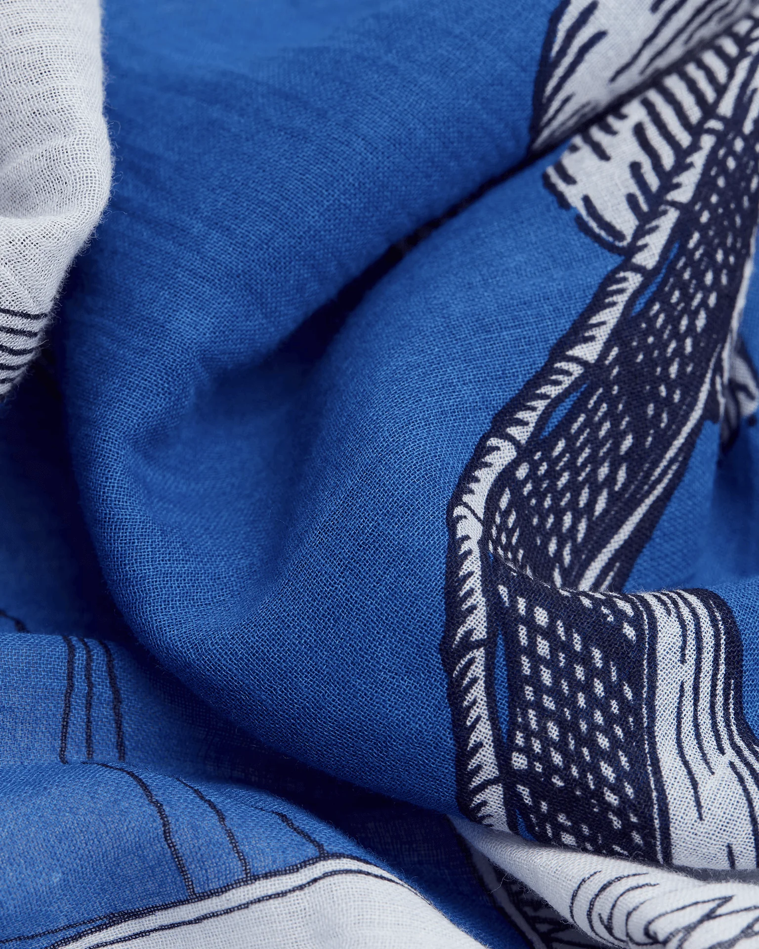 Scarf / Etole 100 Des Rives et Des Reves in Blue - Image 5
