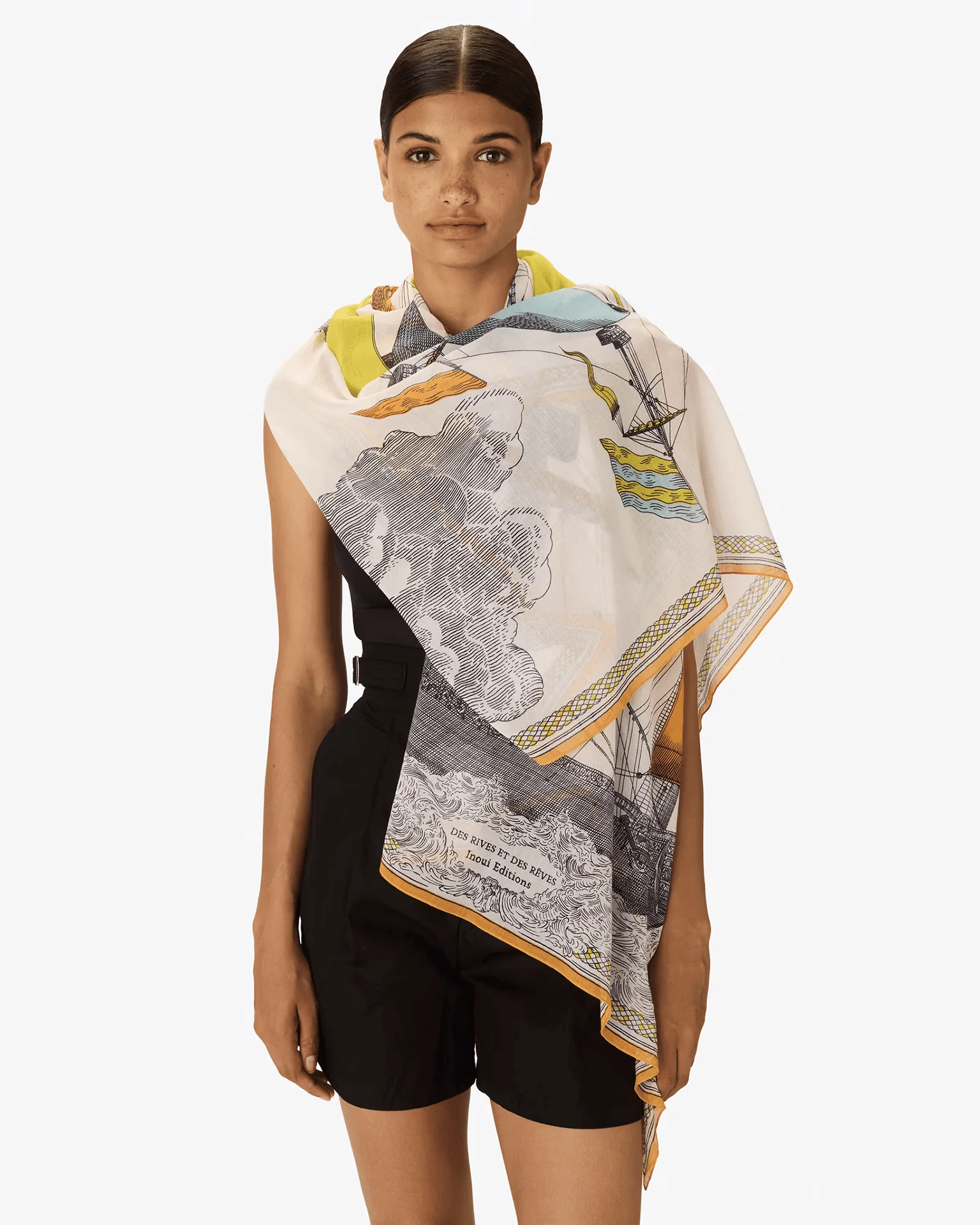Scarf / Etole 100 Des Rives et Des Reves in Multicolor
